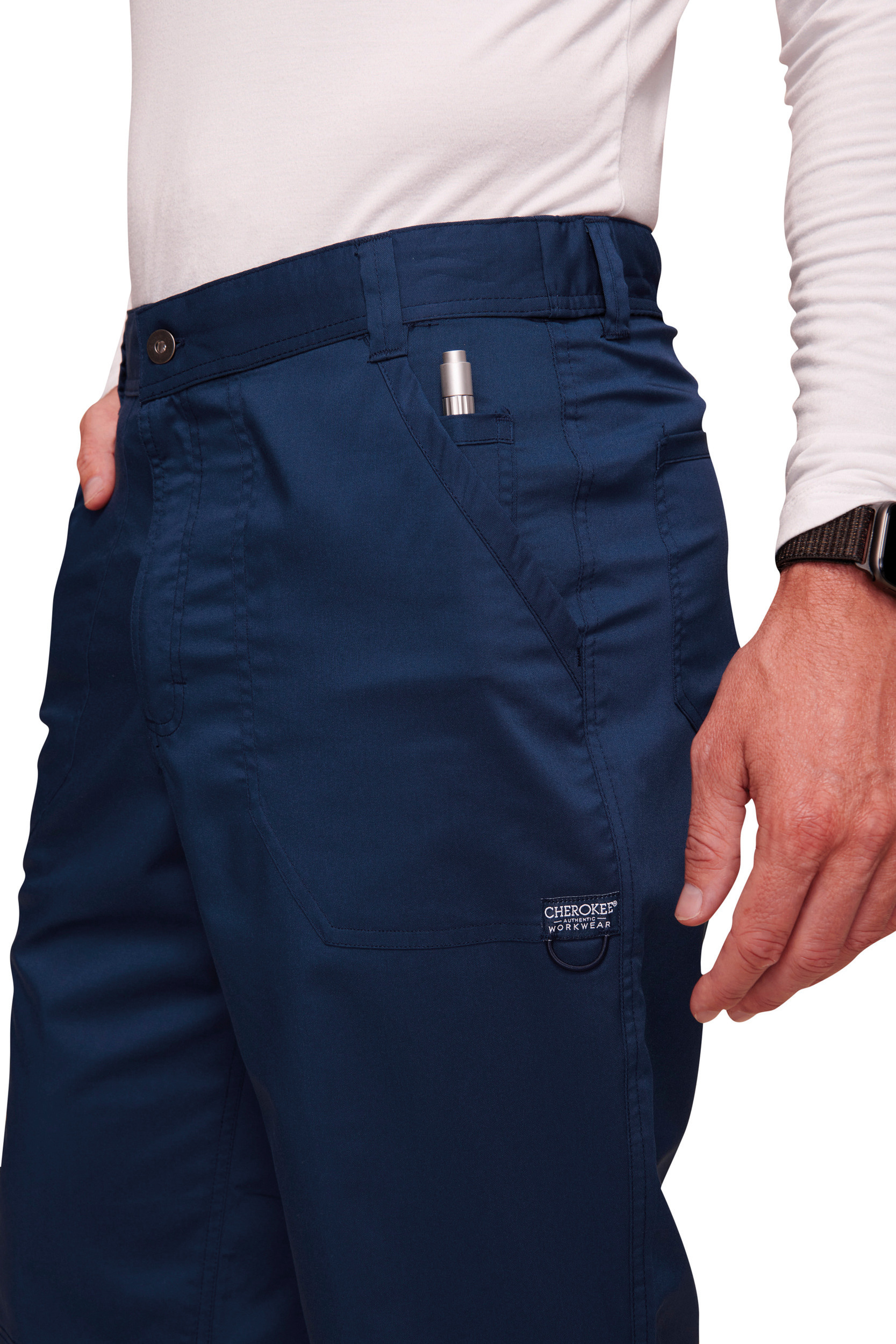 Miniature 2 pour Pantalon cargo à braguette homme