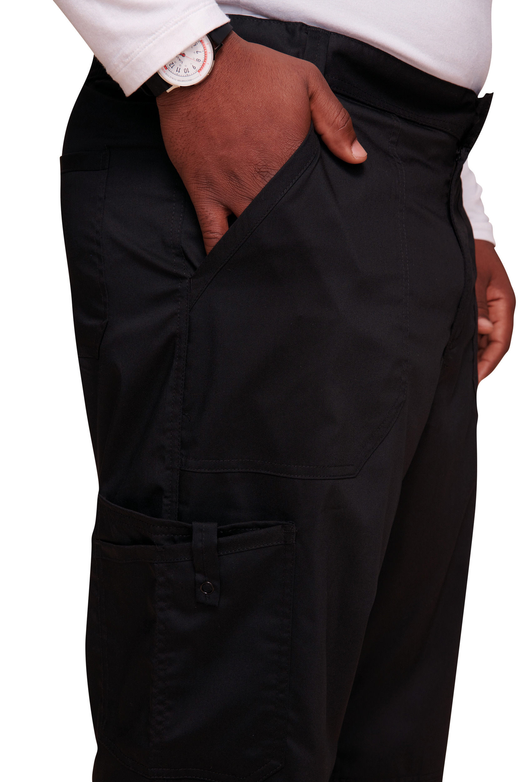 Miniature 4 pour Pantalon cargo à braguette homme