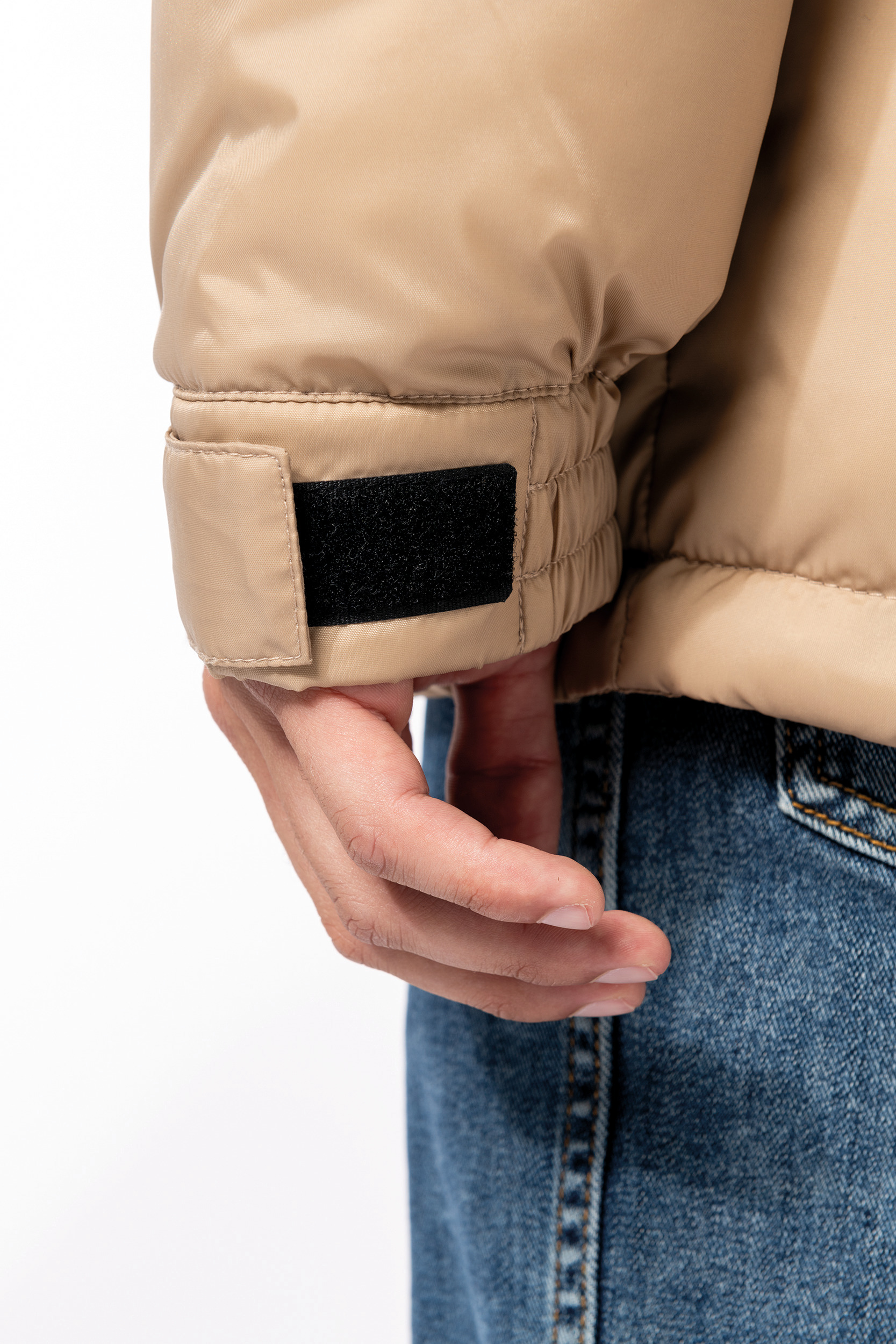 Miniature 17 pour Parka matelassée à capuche bi-ton unisexe