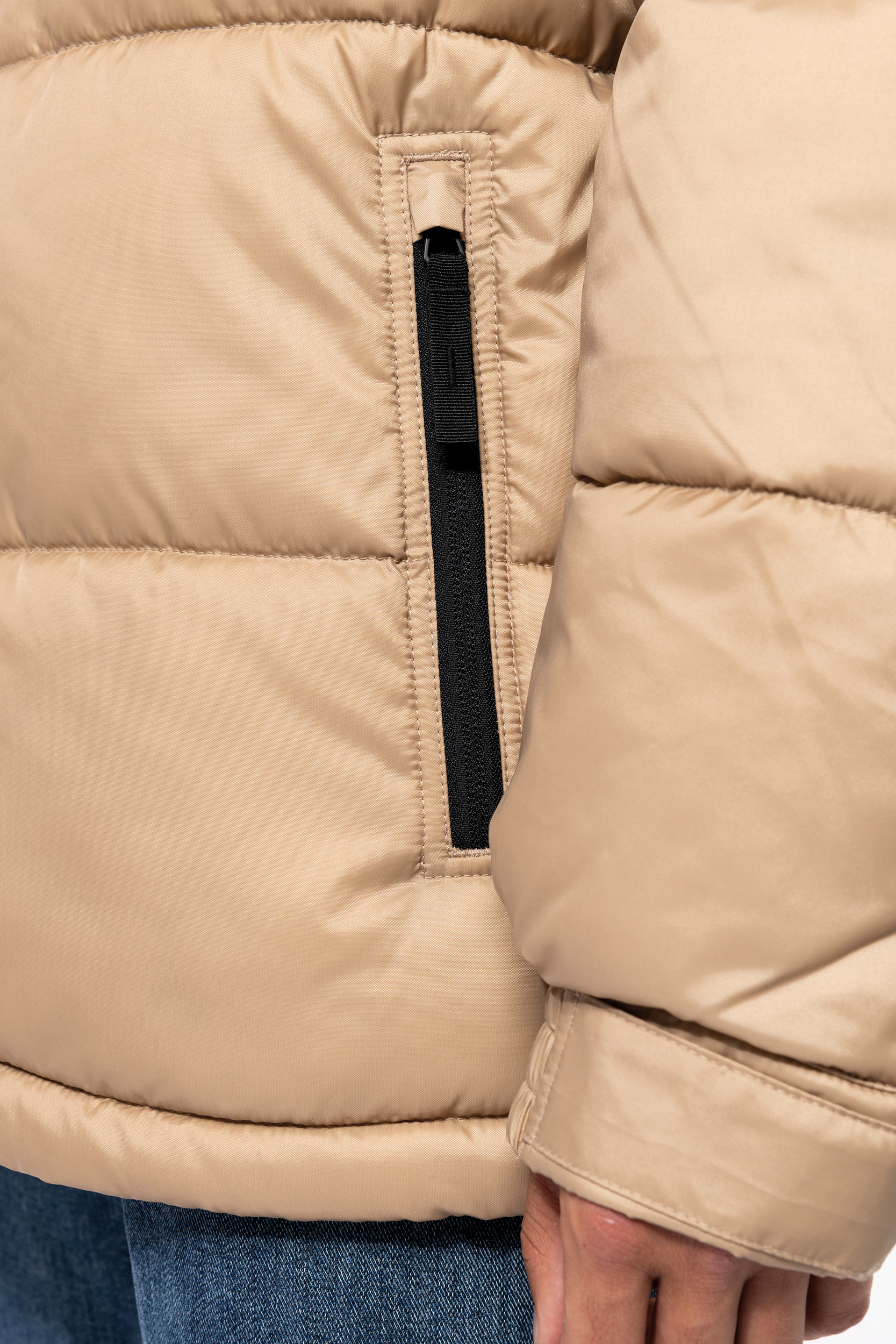Miniature 15 pour Parka matelassée à capuche bi-ton unisexe