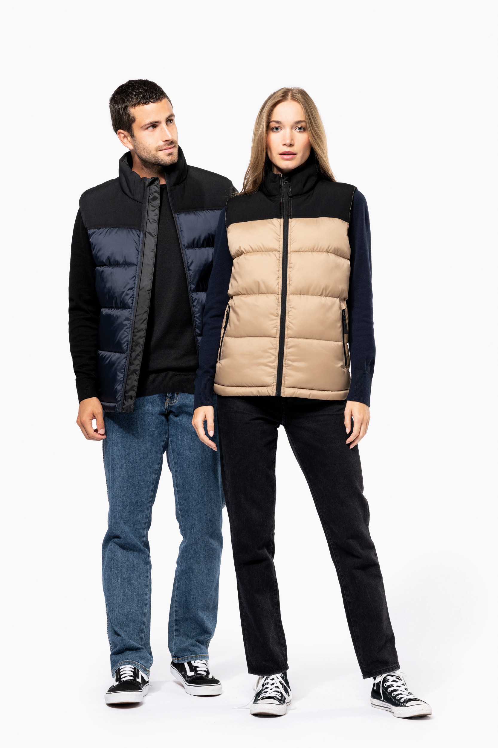 Miniature 13 pour Bodywarmer matelassé bi-ton unisexe