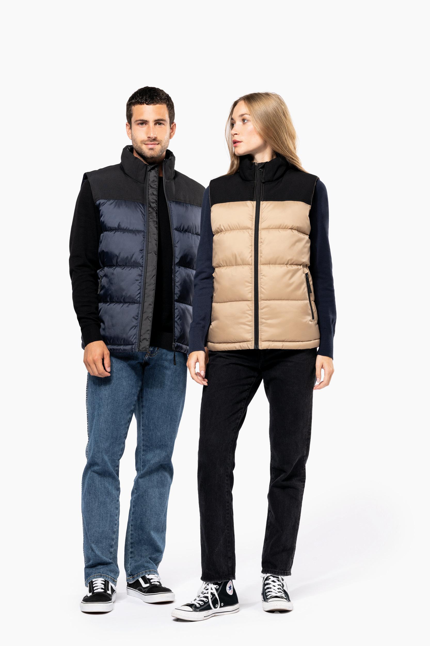 Miniature 14 pour Bodywarmer matelassé bi-ton unisexe