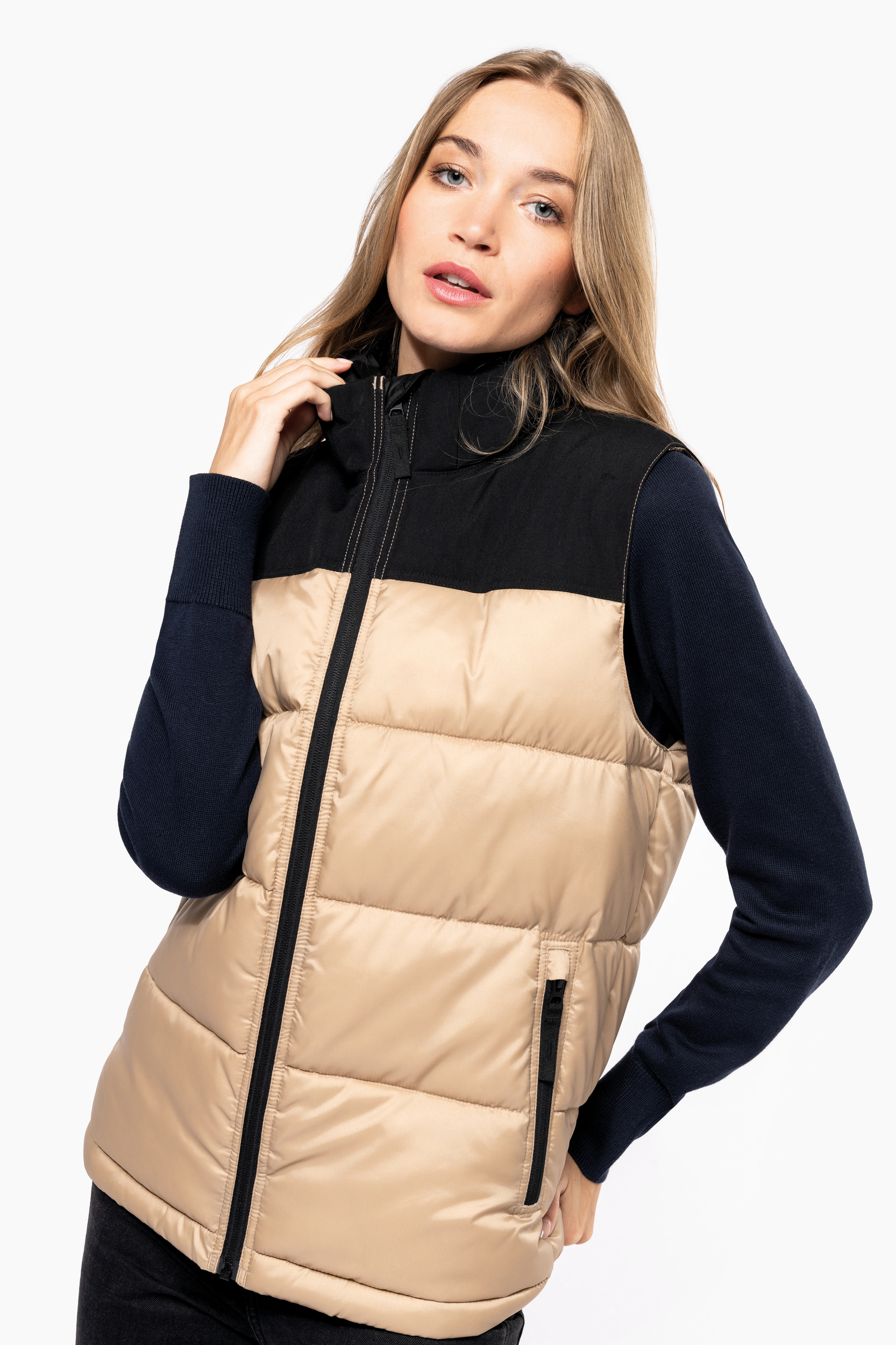 Miniature 7 pour Bodywarmer matelassé bi-ton unisexe