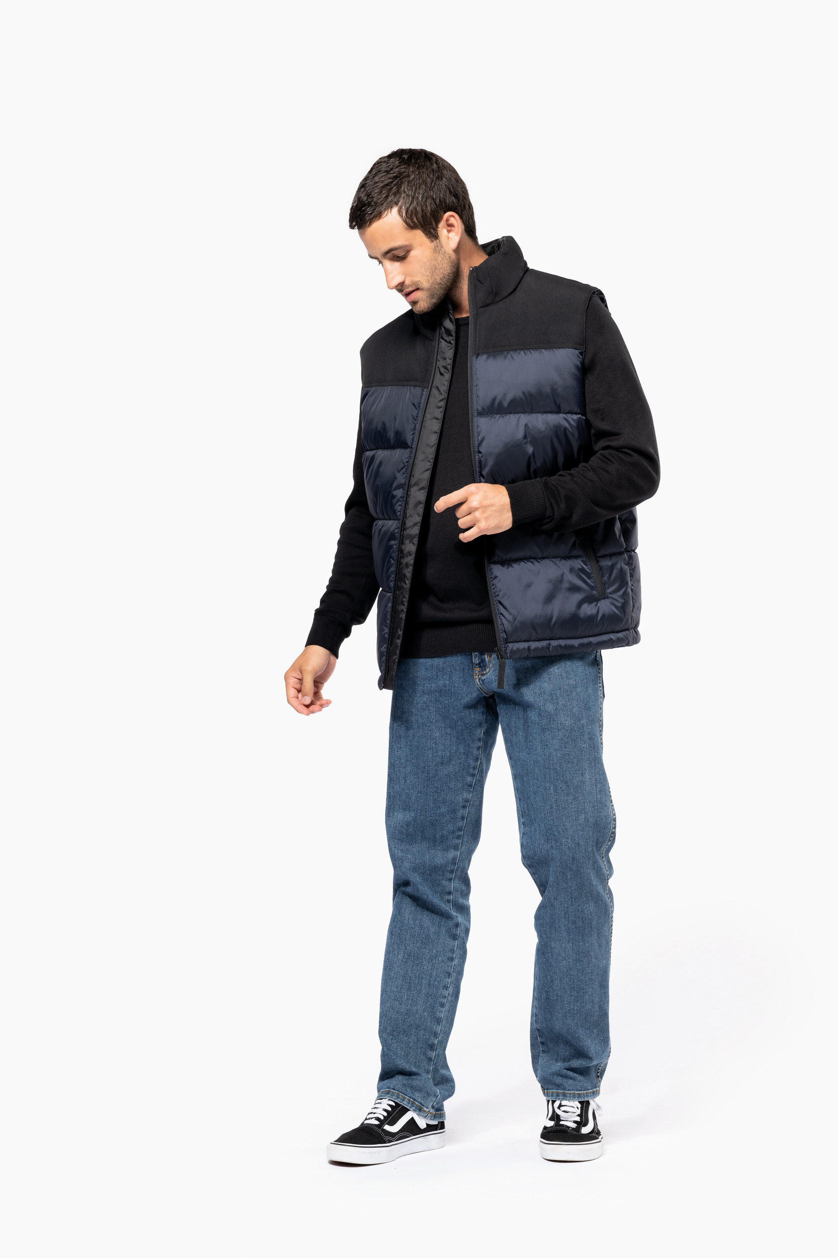 Miniature 6 pour Bodywarmer matelassé bi-ton unisexe