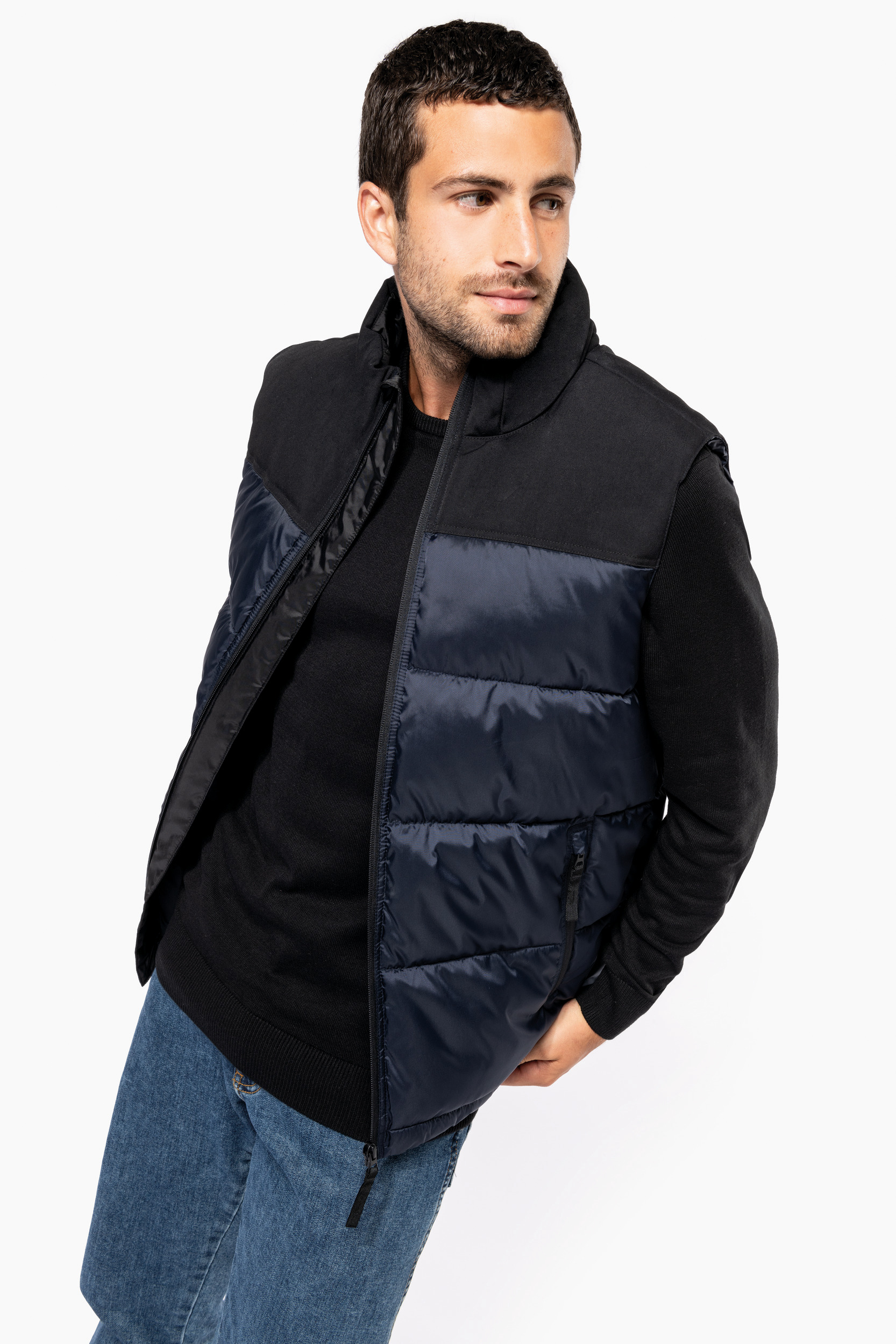 Miniature 2 pour Bodywarmer matelassé bi-ton unisexe