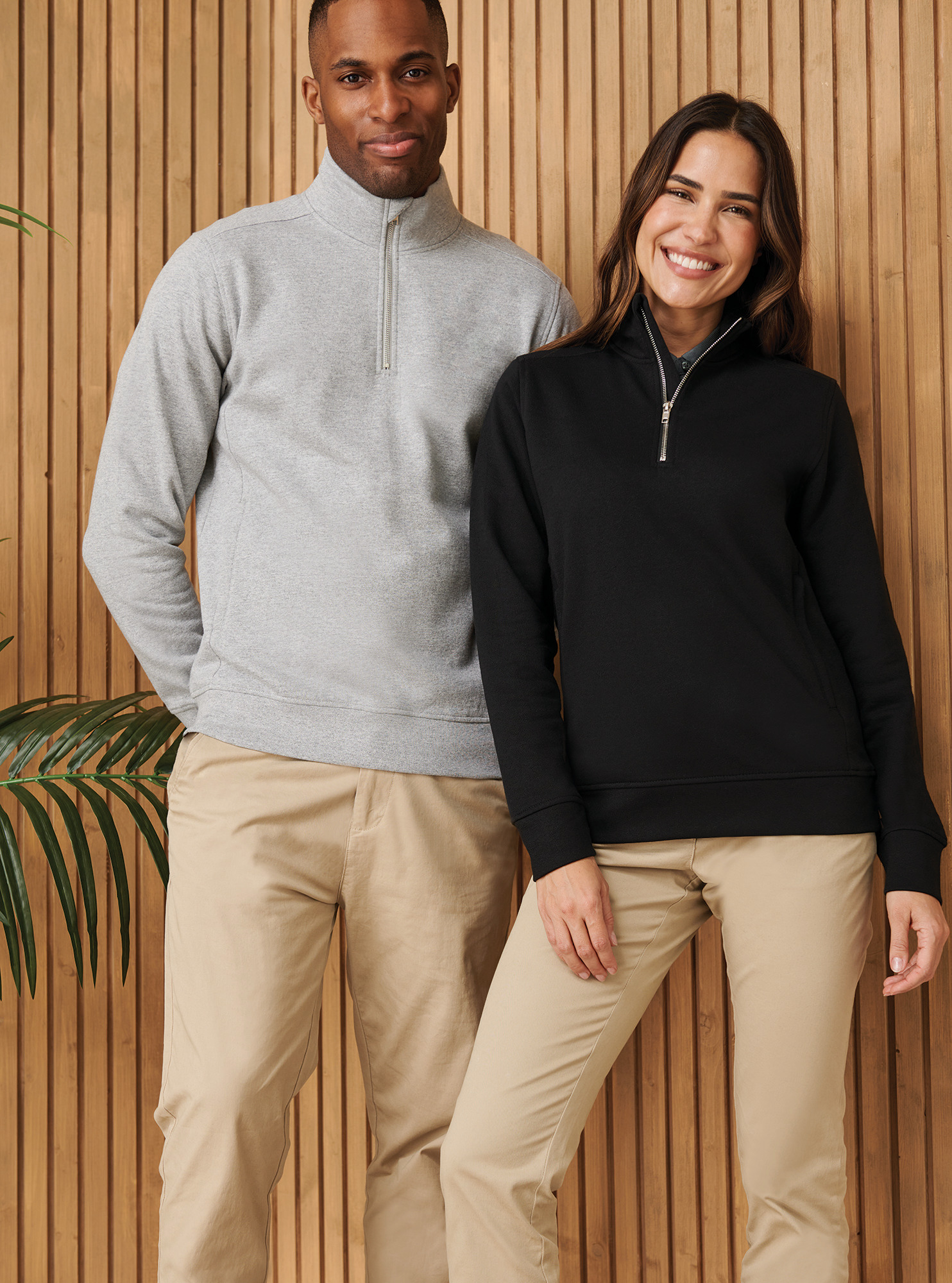 Miniature 6 pour Sweat-shirt col zippé unisexe