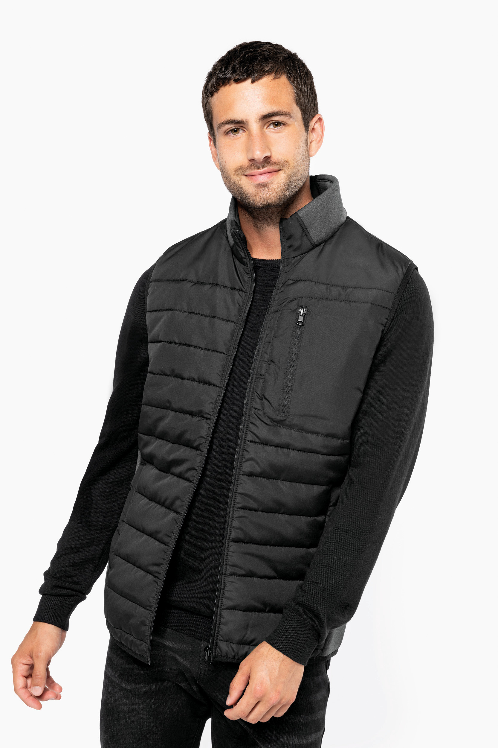 Miniature 1 pour Bodywarmer bi-matière homme