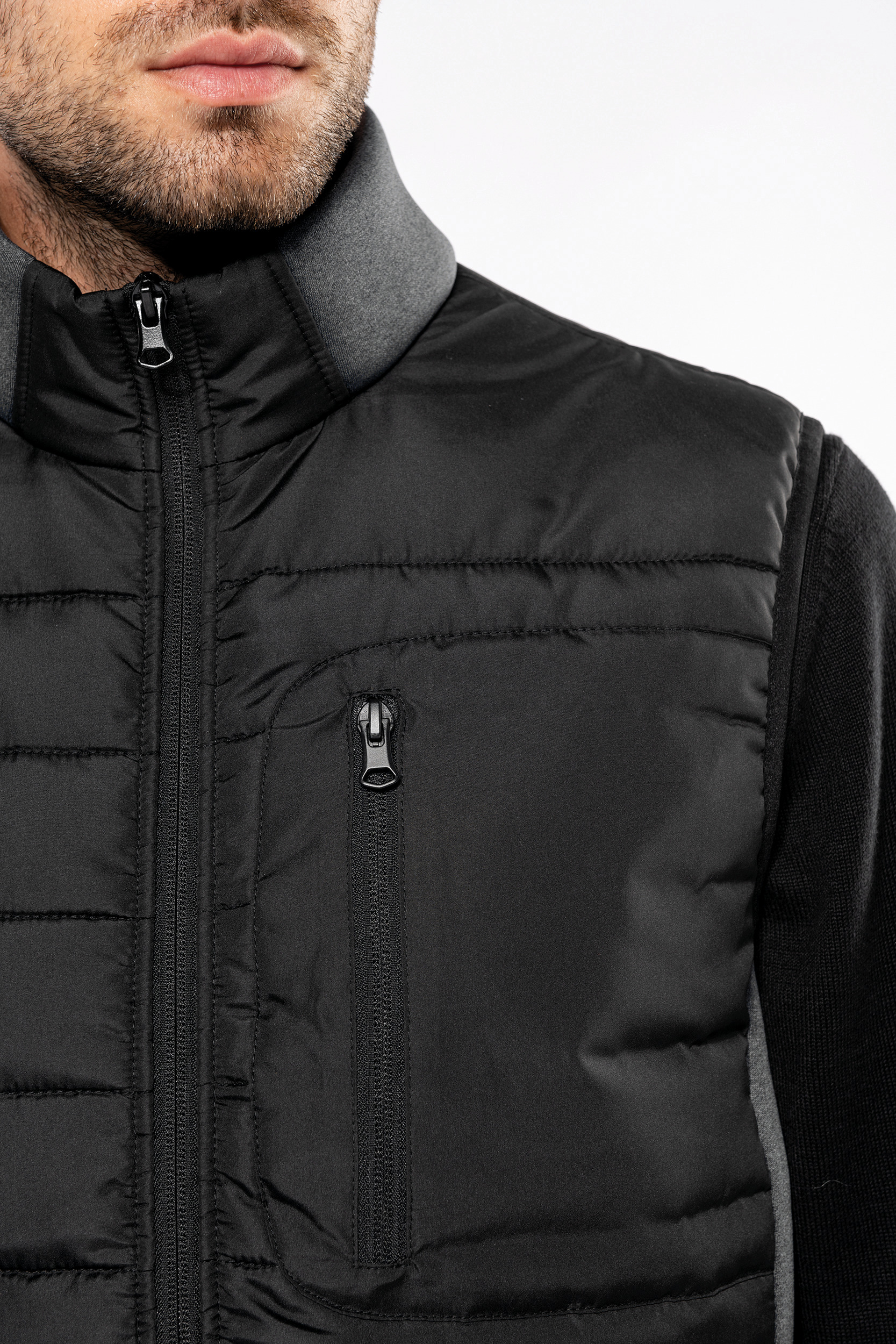 Miniature 8 pour Bodywarmer bi-matière homme