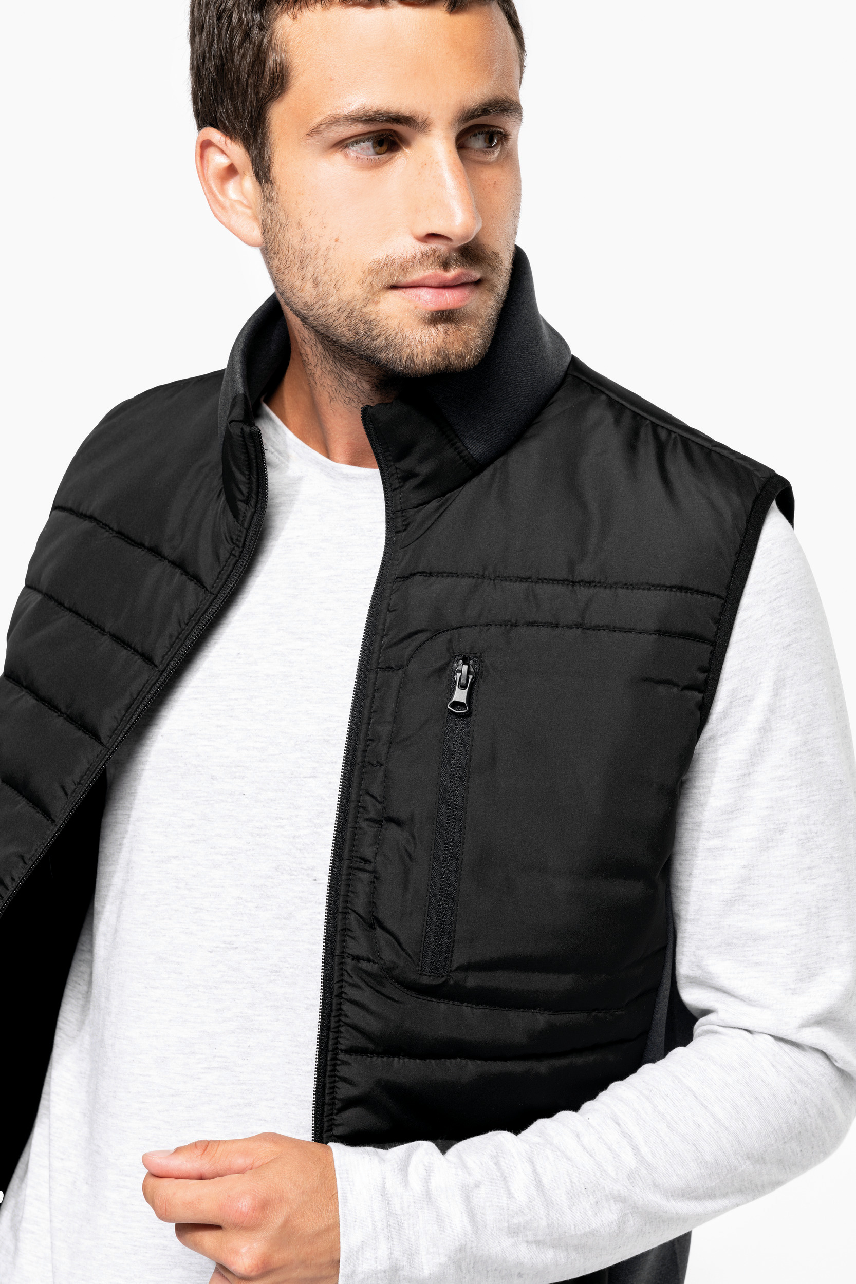 Miniature 6 pour Bodywarmer bi-matière homme