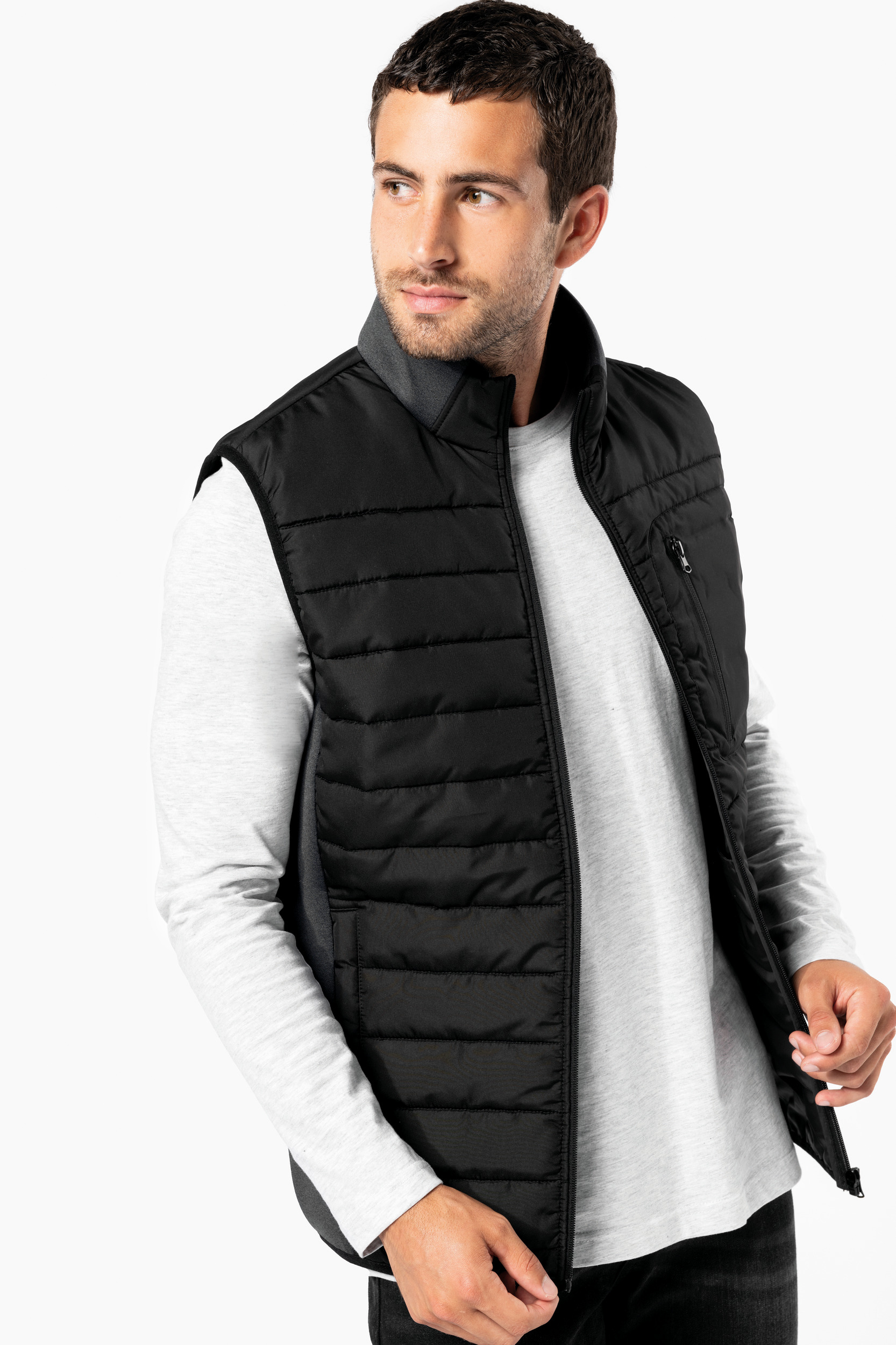 Miniature 3 pour Bodywarmer bi-matière homme