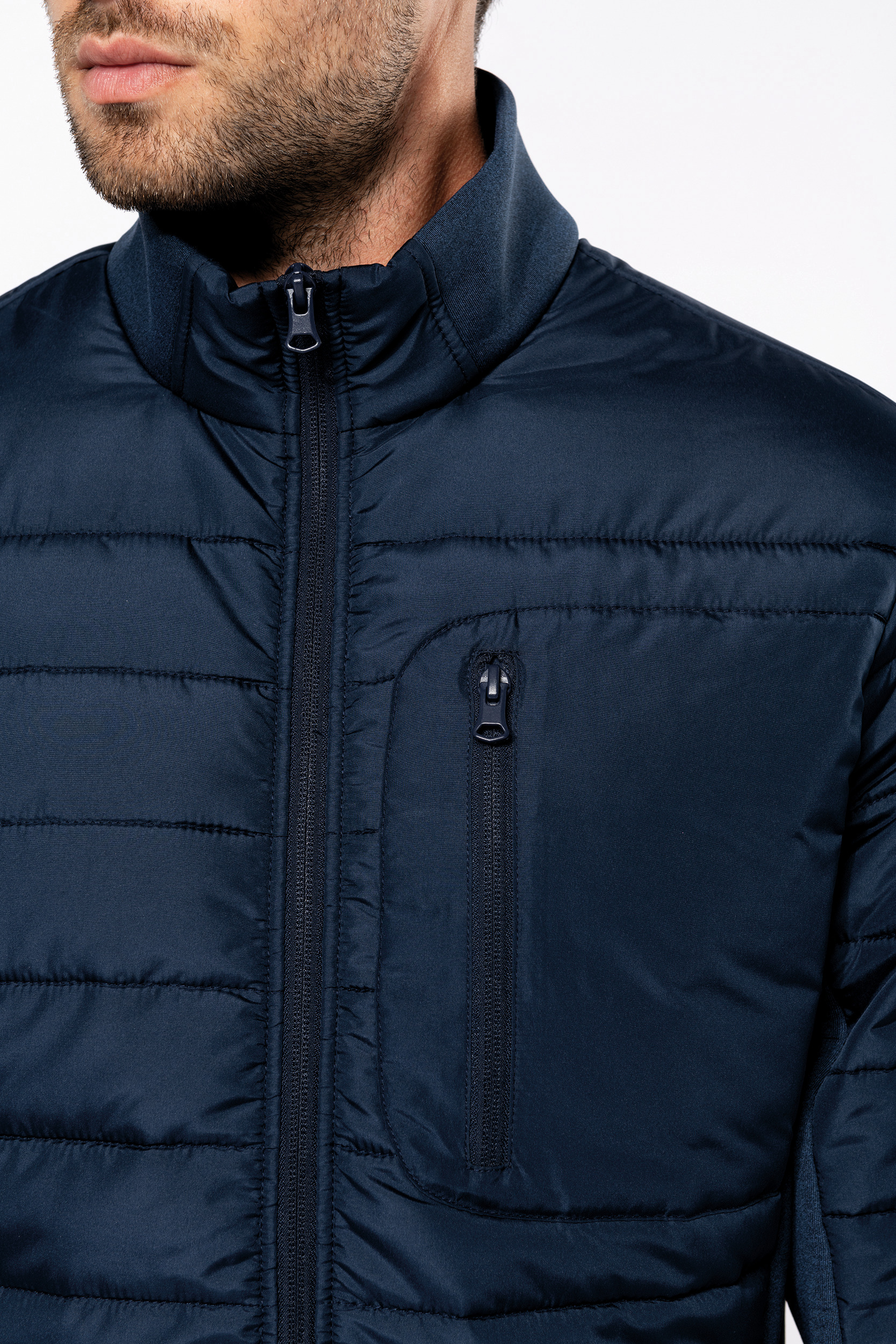 Miniature 7 pour Veste bi-matière homme