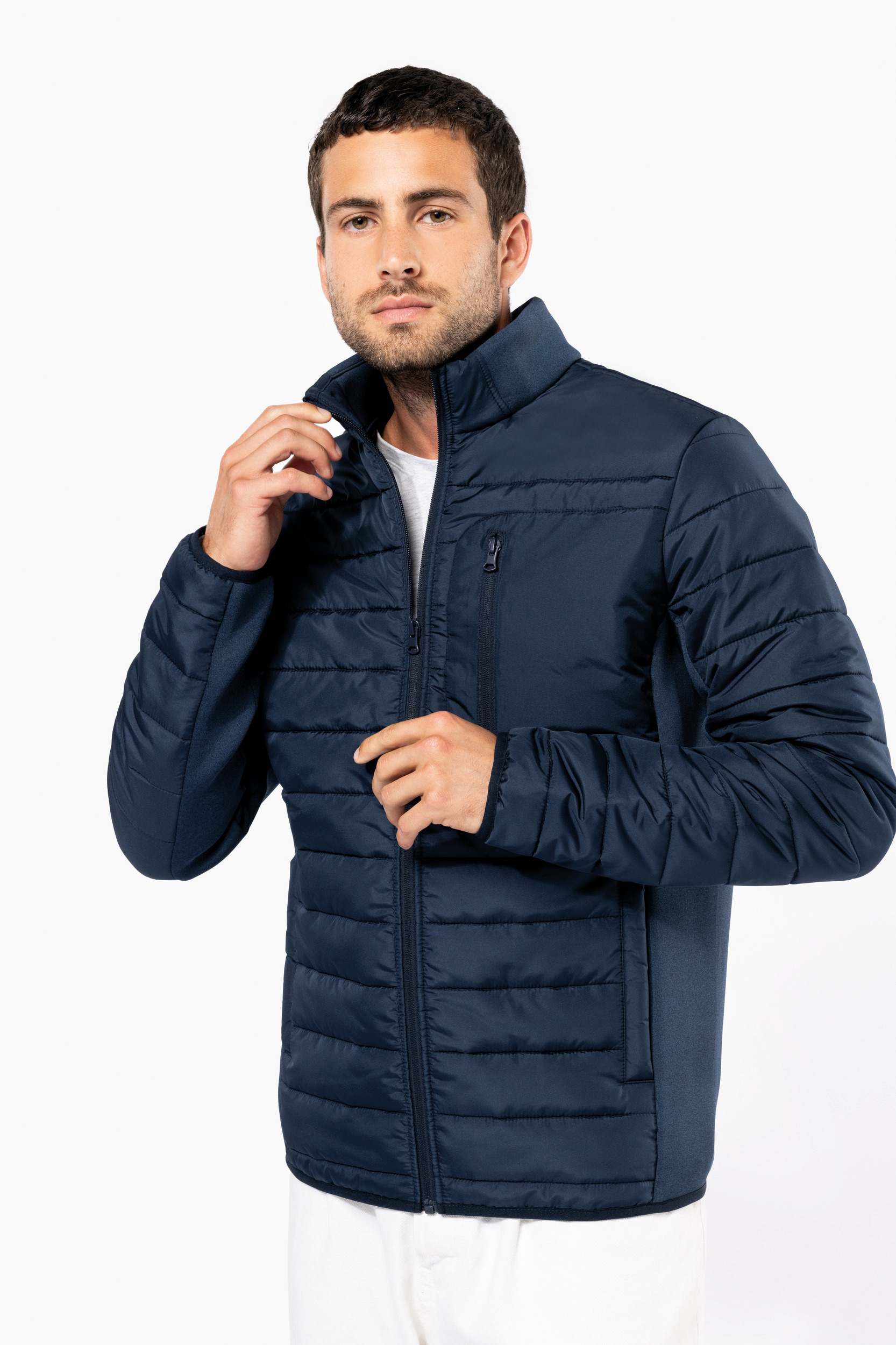 Miniature 1 pour Veste bi-matière homme