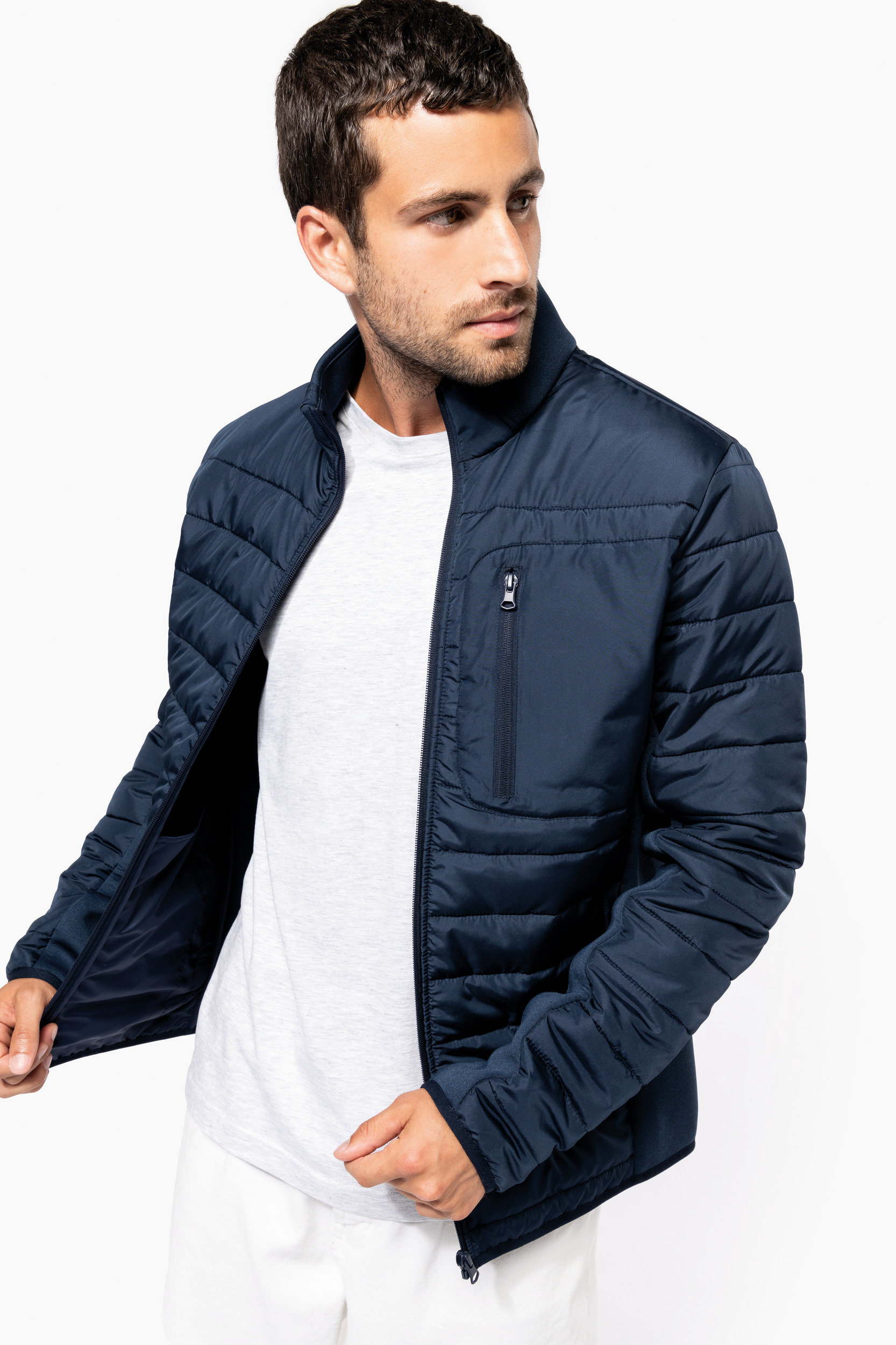 Miniature 3 pour Veste bi-matière homme