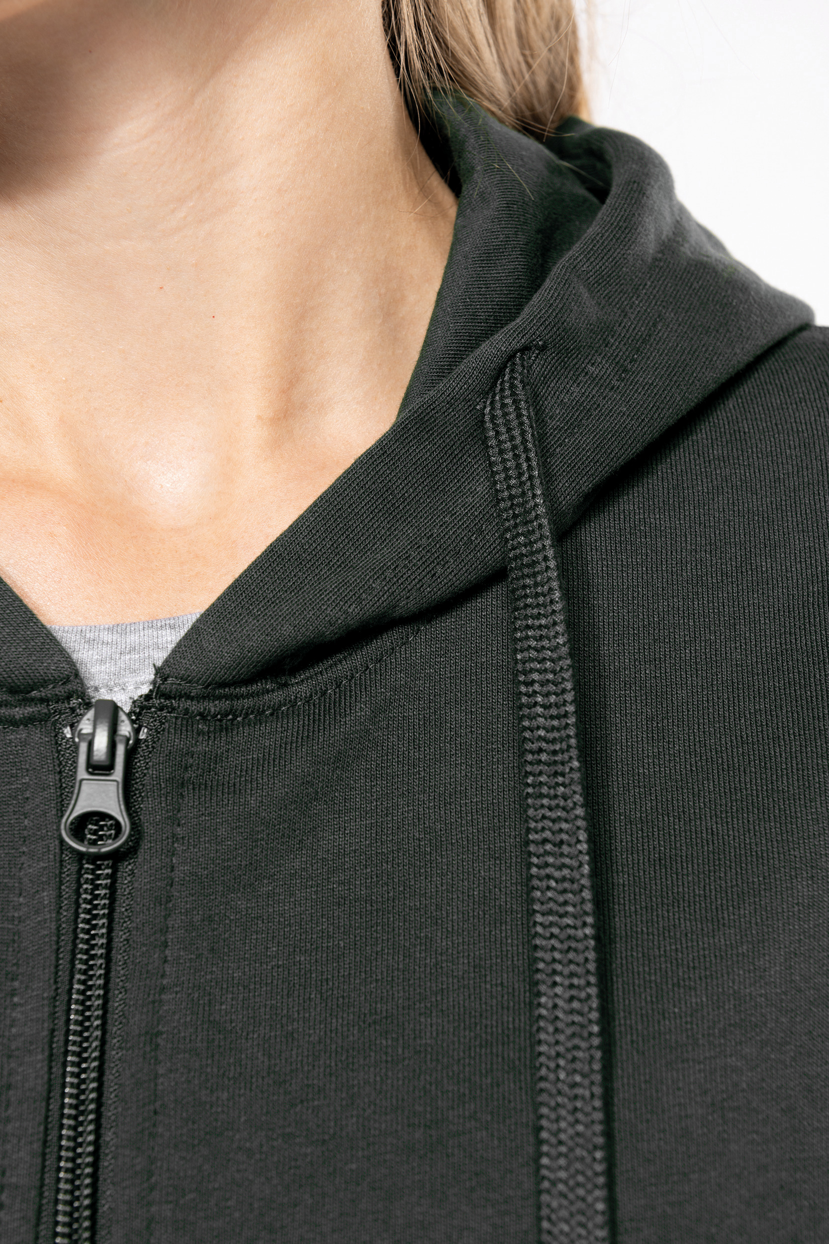 Miniature 18 pour Sweat-shirt recyclé zippé à capuche unisexe