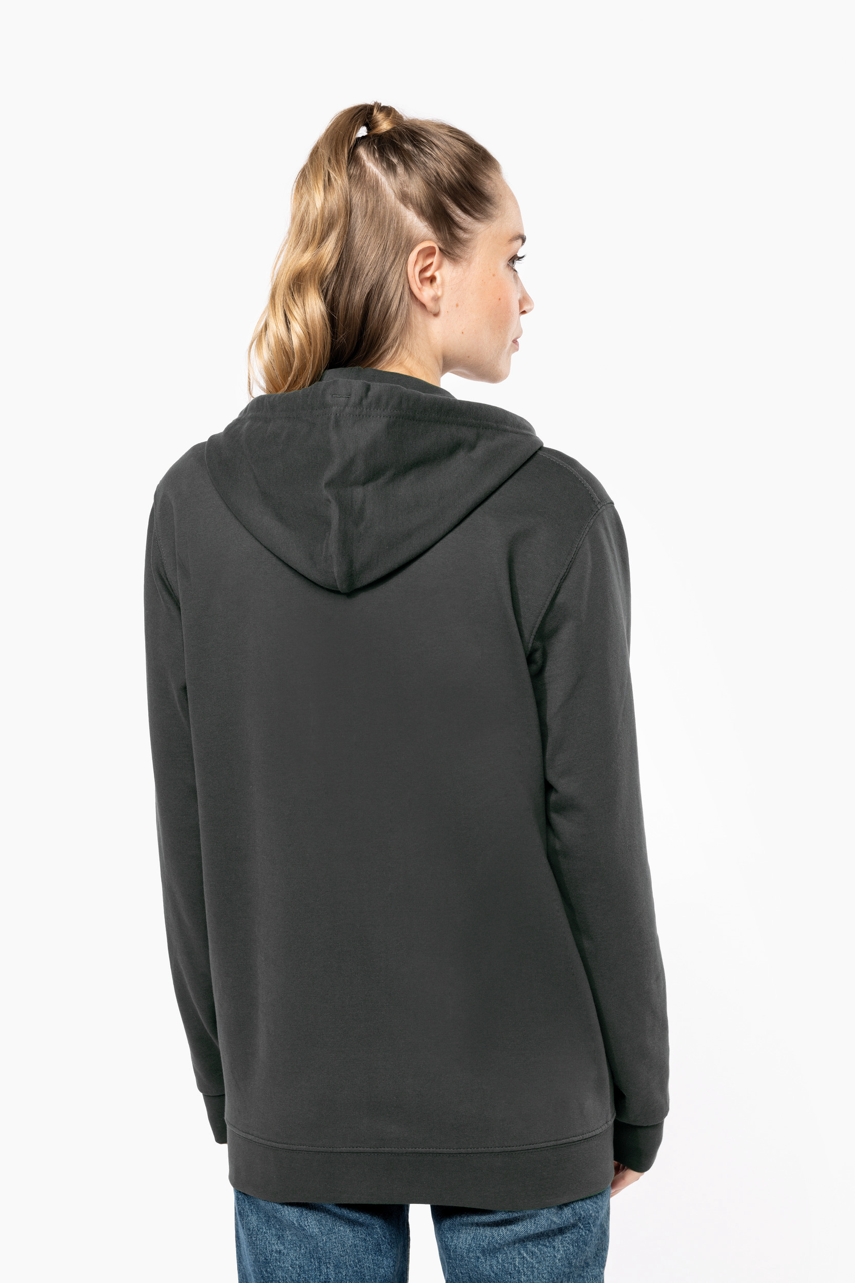 Miniature 8 pour Sweat-shirt recyclé zippé à capuche unisexe