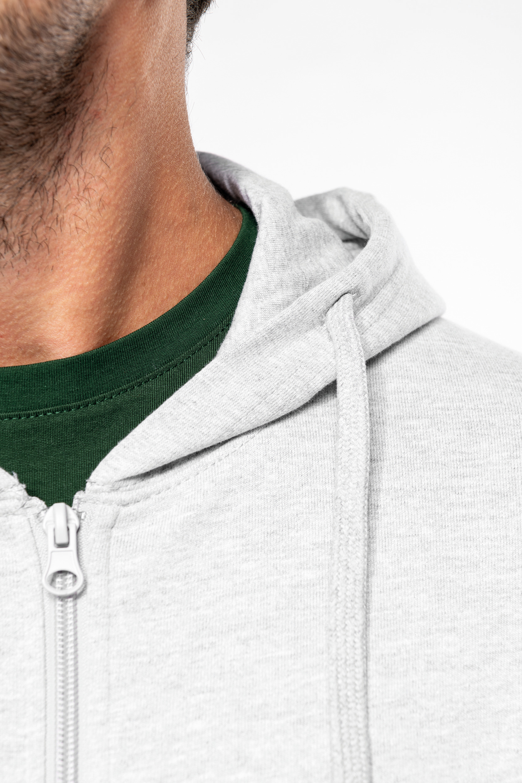 Miniature 16 pour Sweat-shirt recyclé zippé à capuche unisexe