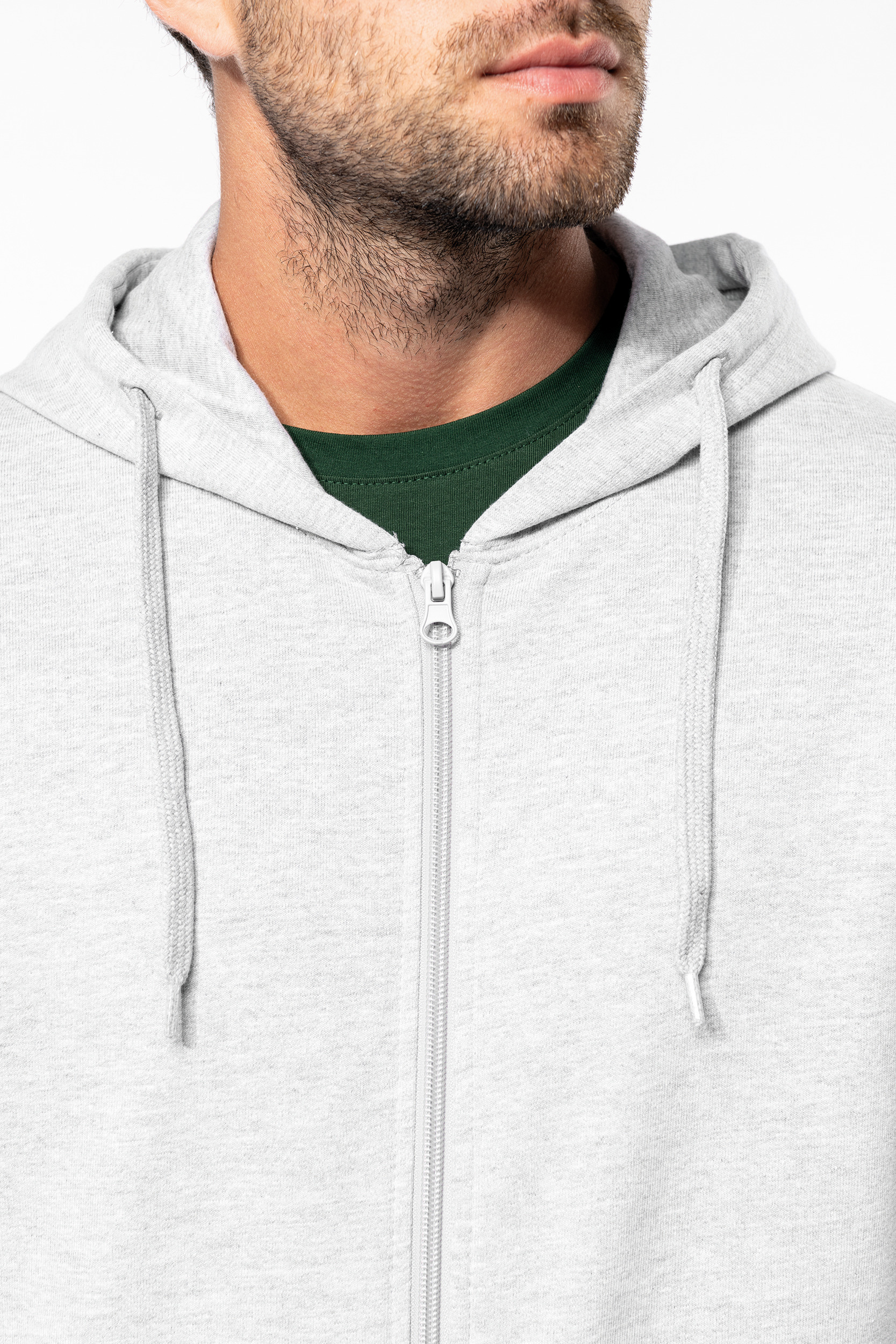 Miniature 15 pour Sweat-shirt recyclé zippé à capuche unisexe