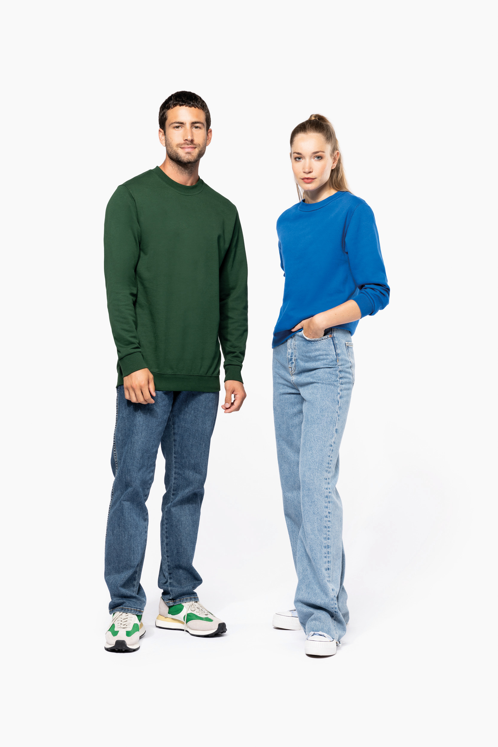 Miniature 14 pour Sweat-shirt recyclé col rond unisexe