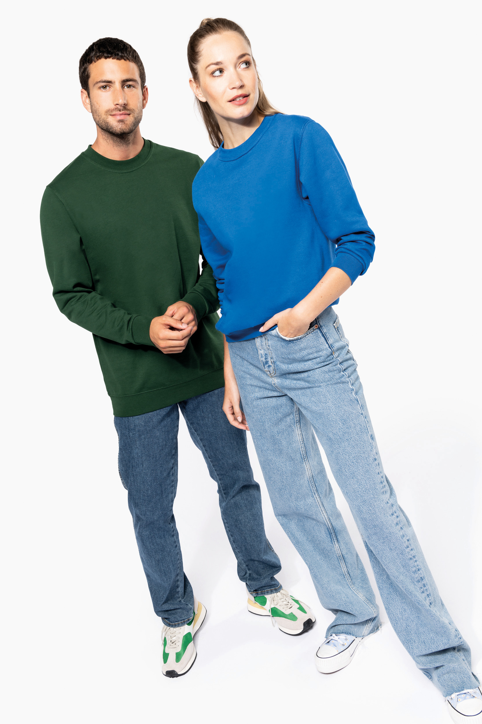 Miniature 13 pour Sweat-shirt recyclé col rond unisexe