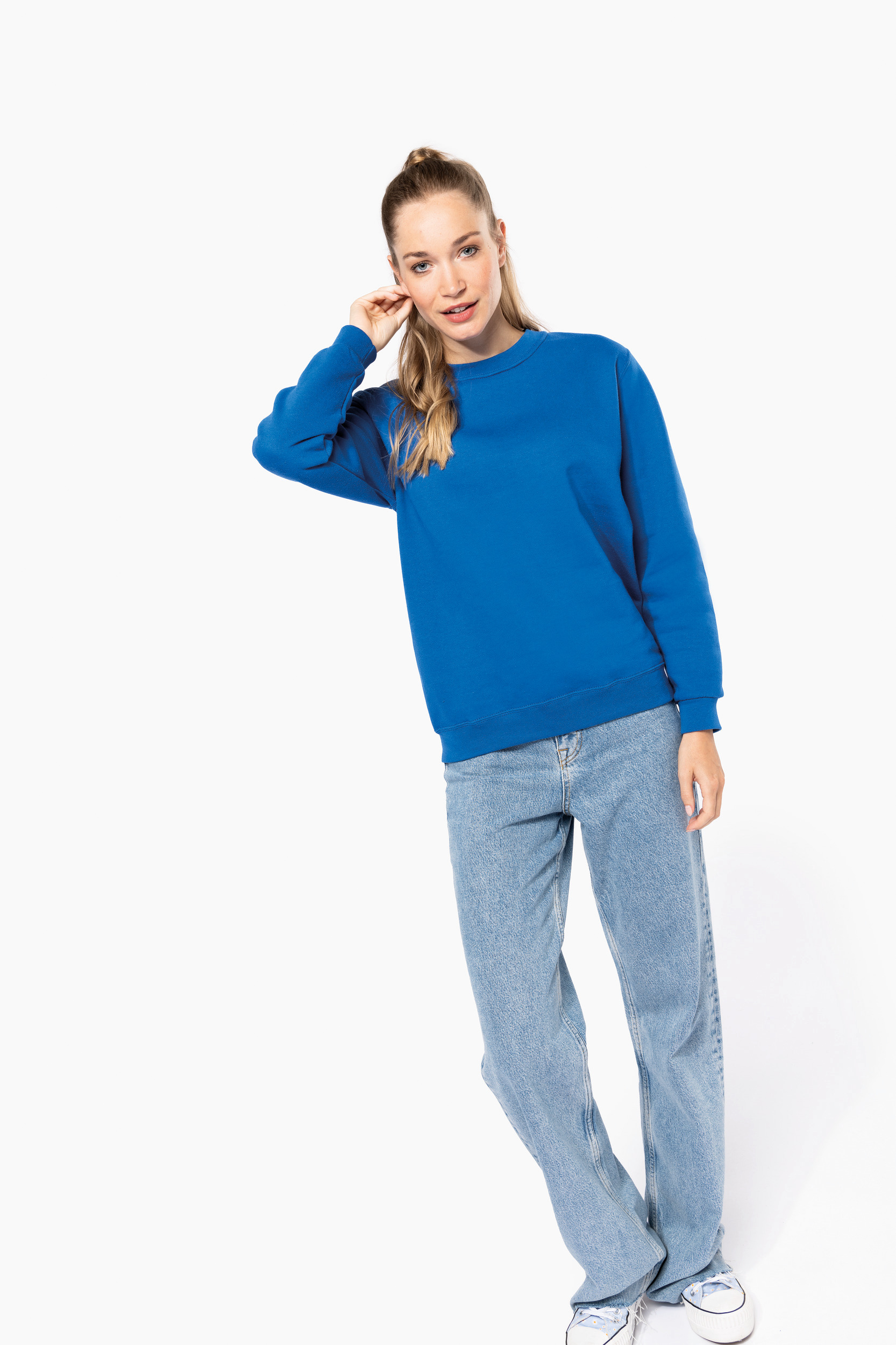 Miniature 10 pour Sweat-shirt recyclé col rond unisexe