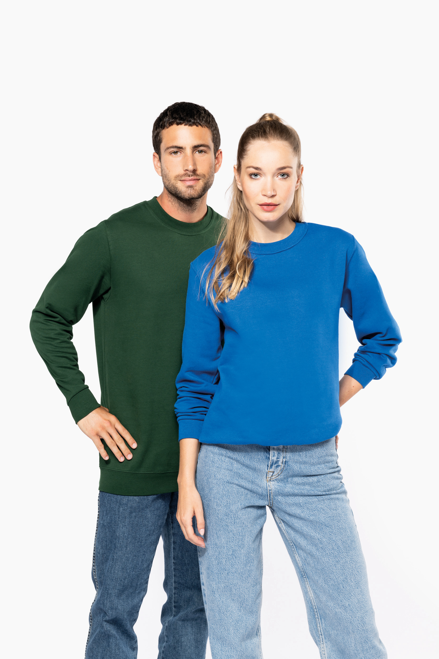 Miniature 1 pour Sweat-shirt recyclé col rond unisexe