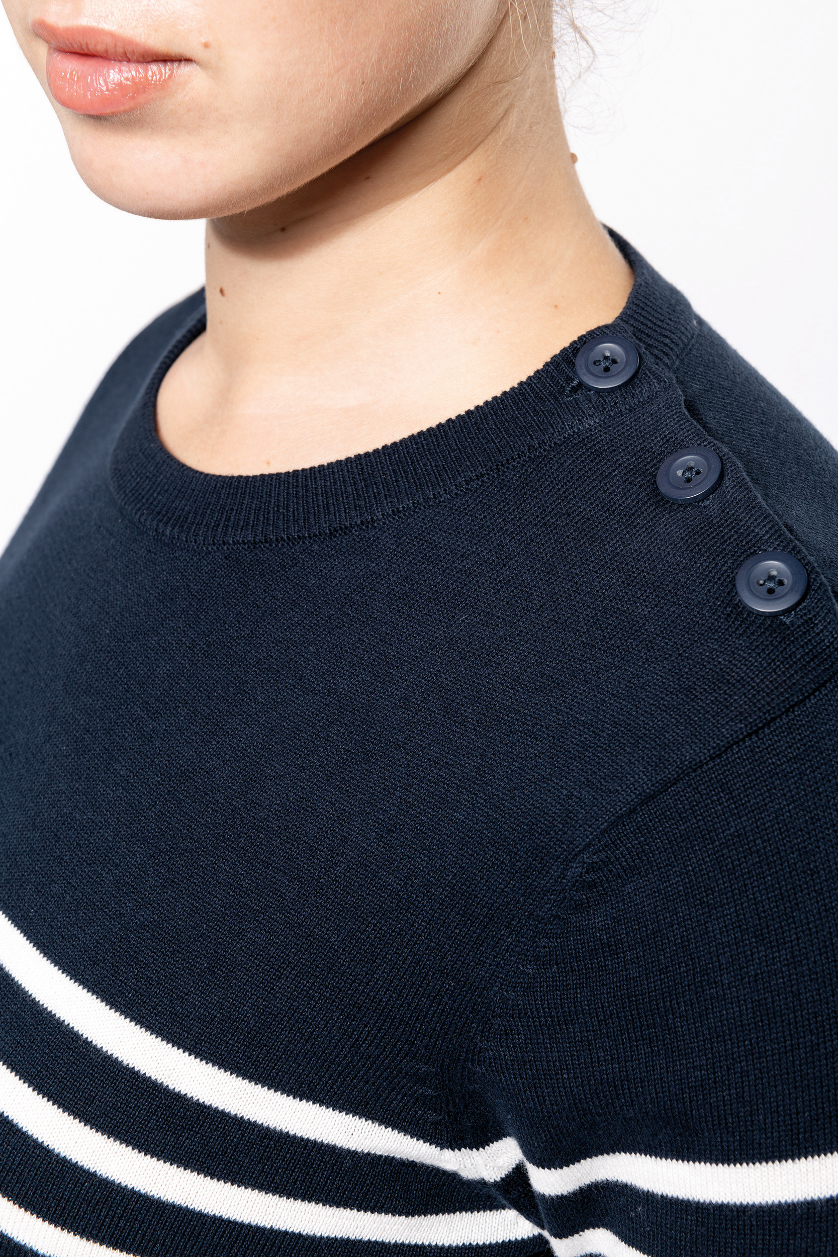 Miniature 9 pour Pull marin femme