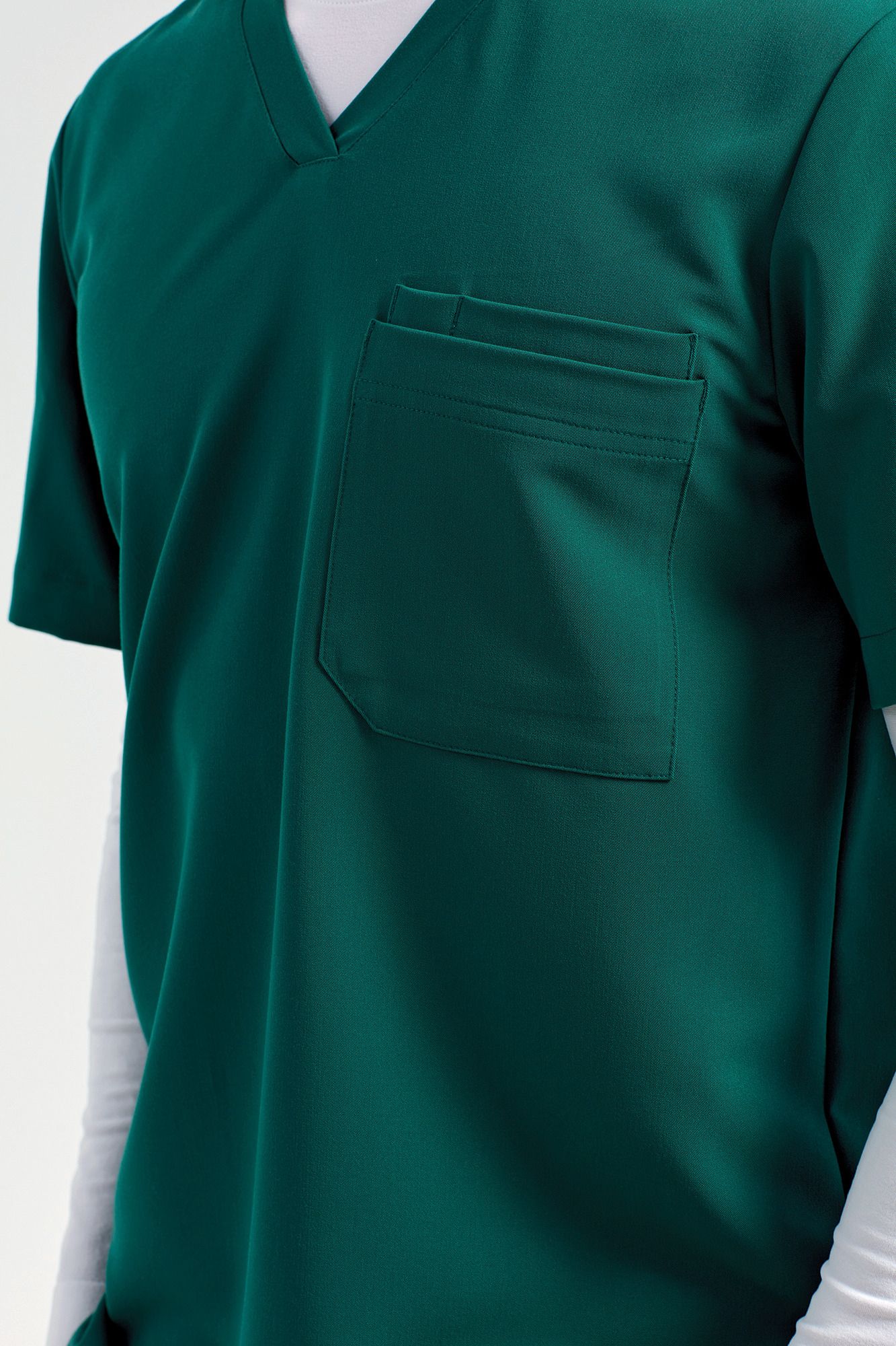 Miniature 12 pour Tunique stretch manches courtes homme