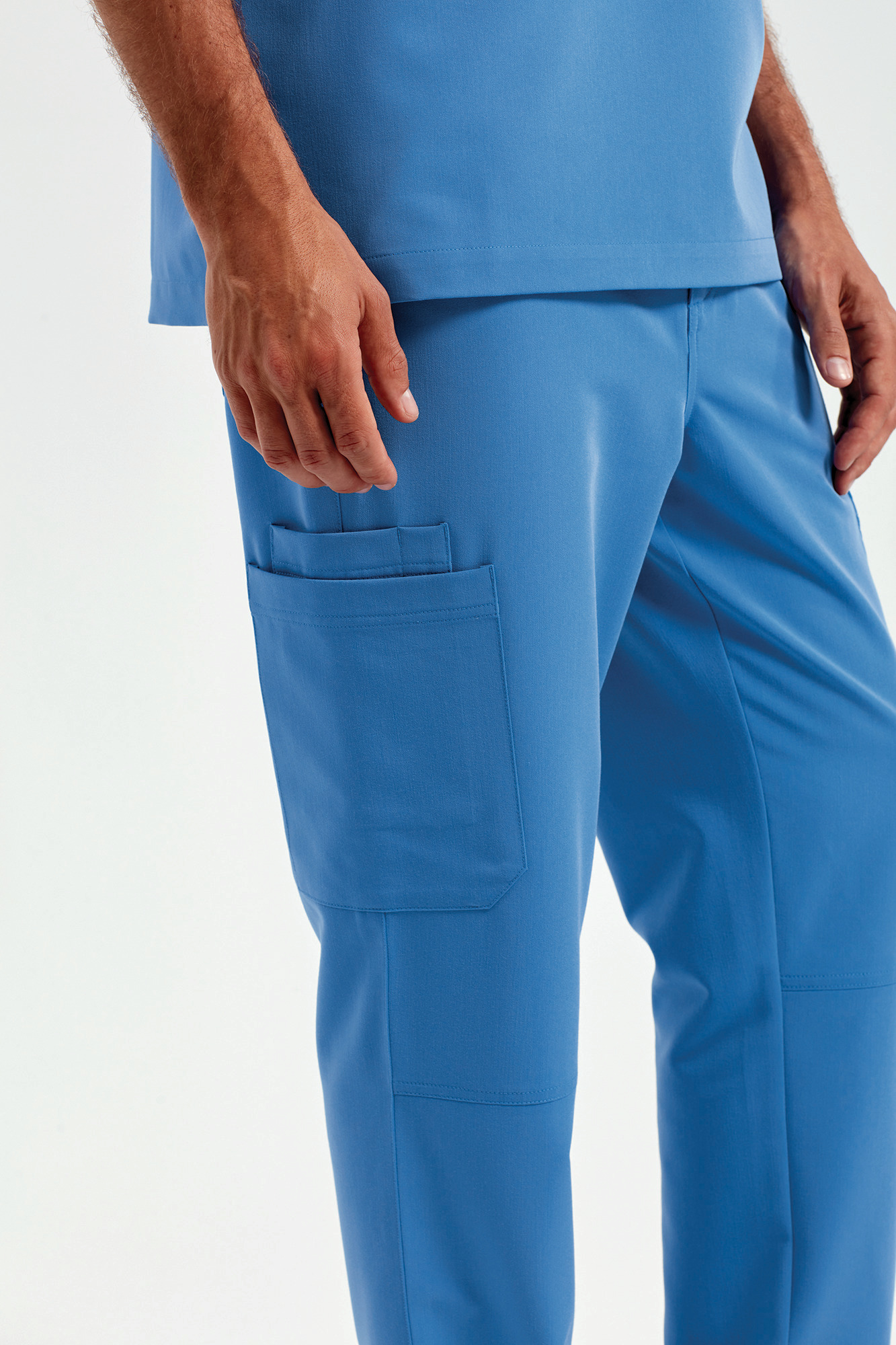 Miniature 24 pour Tunique stretch manches courtes homme