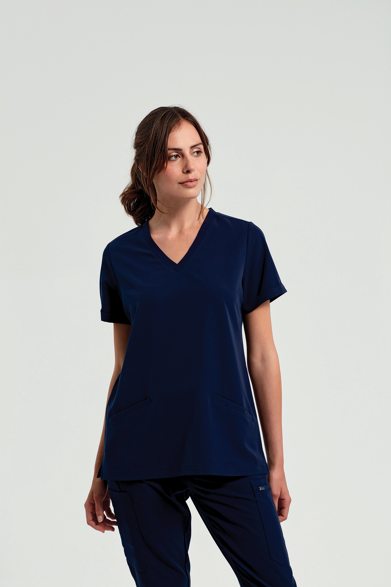 Miniature 12 pour Tunique stretch manches courtes femme