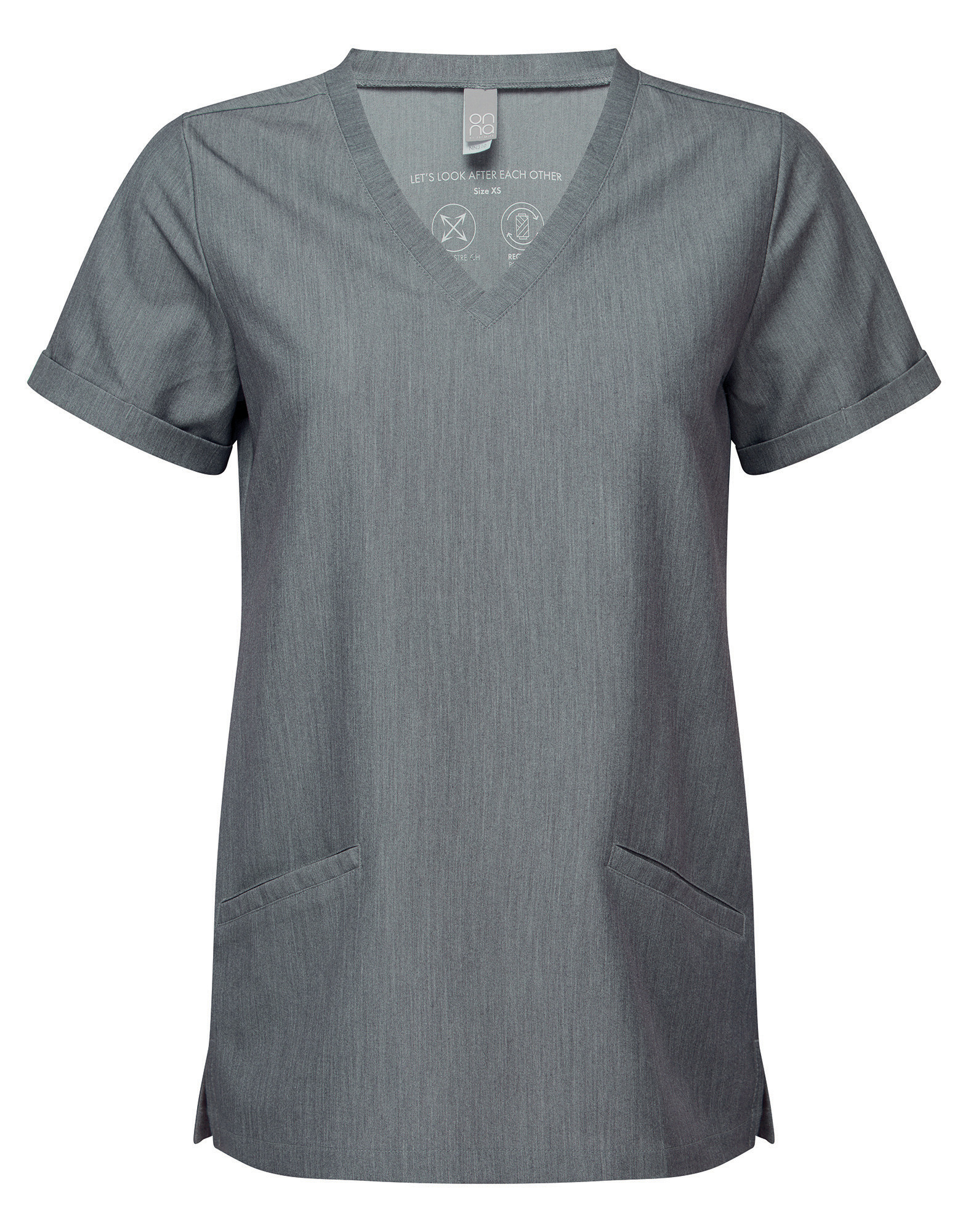 Miniature 26 pour Tunique stretch manches courtes femme