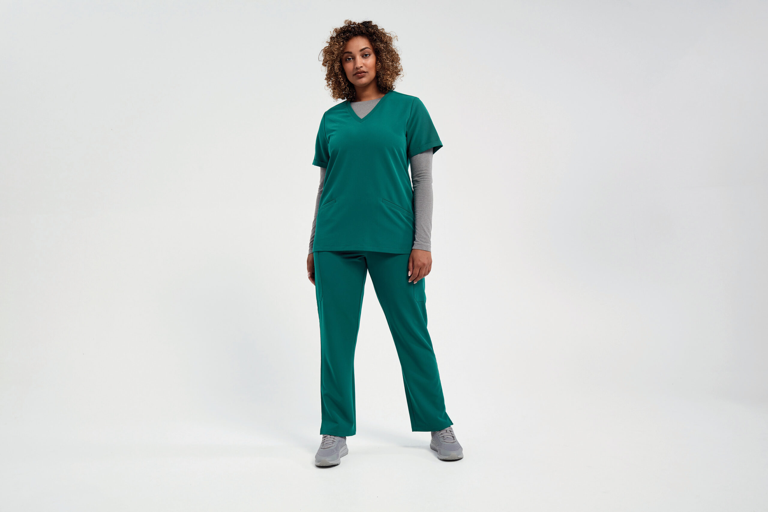 Miniature 9 pour Tunique stretch manches courtes femme