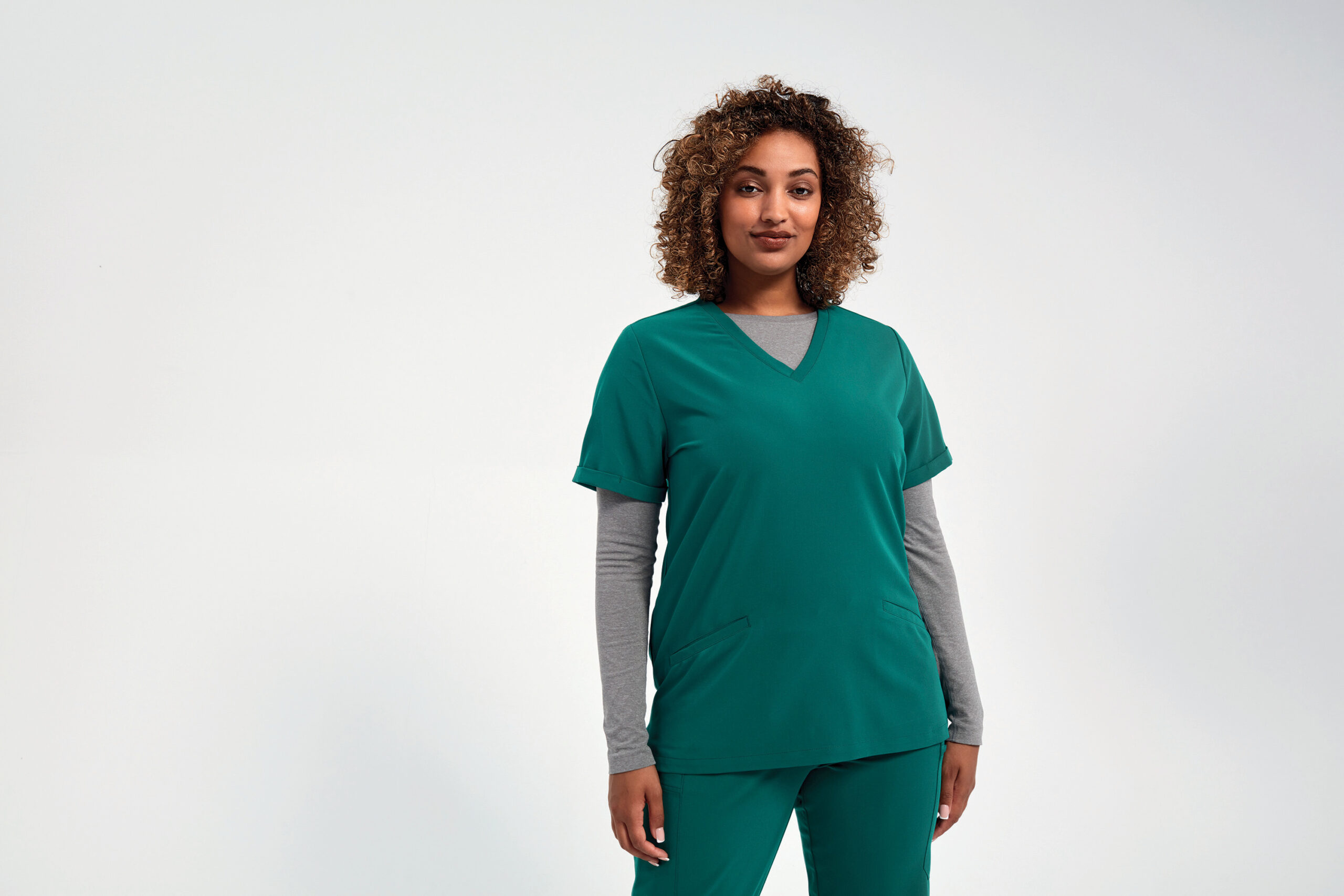 Miniature 8 pour Tunique stretch manches courtes femme