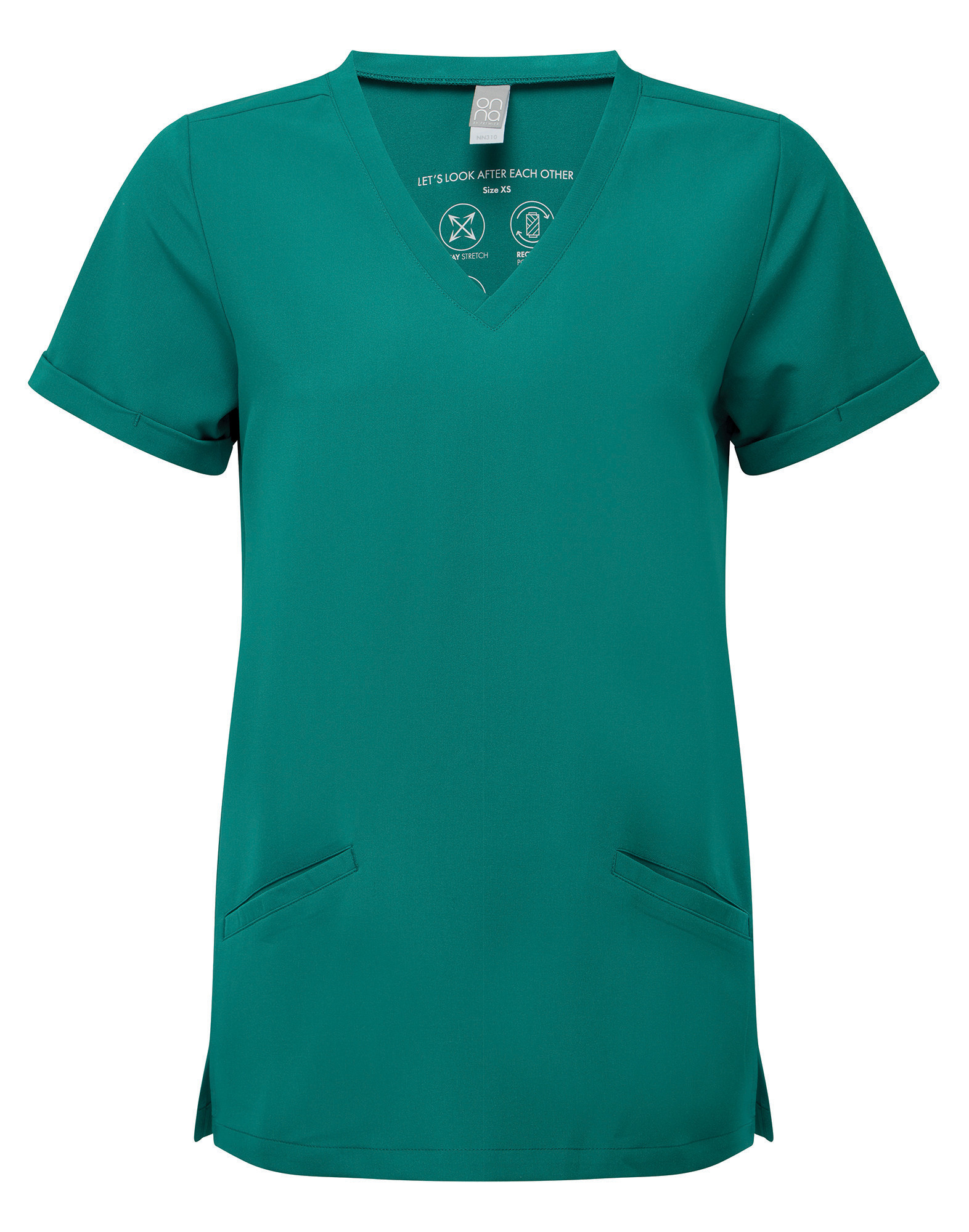 Miniature 25 pour Tunique stretch manches courtes femme
