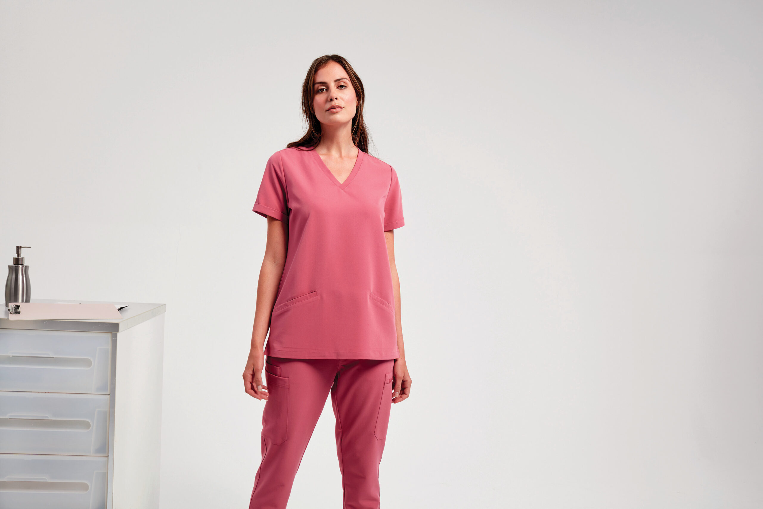 Miniature 6 pour Tunique stretch manches courtes femme