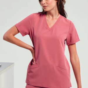 Visuel Tunique stretch manches courtes femme