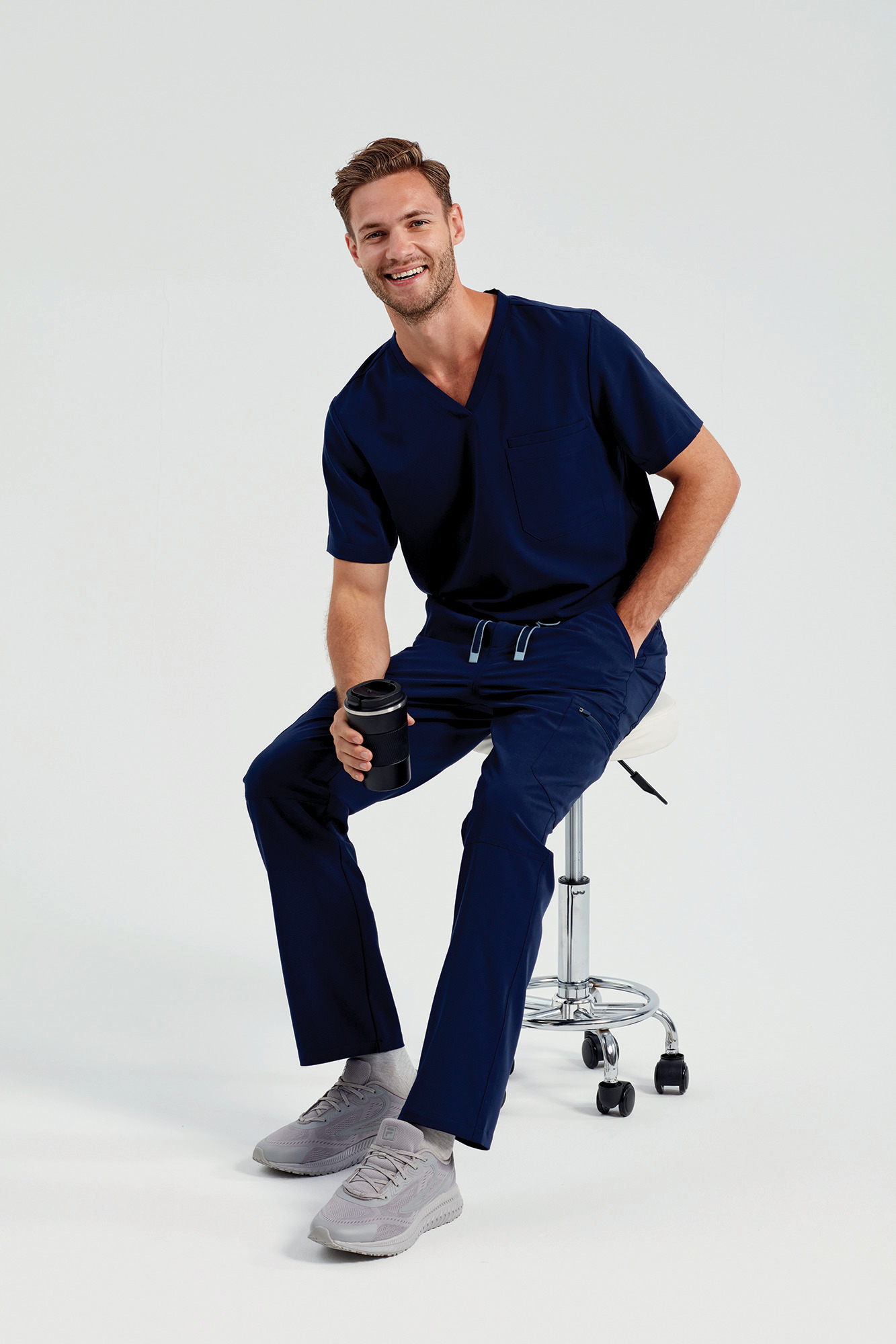 Miniature 23 pour Pantalon cargo stretch homme