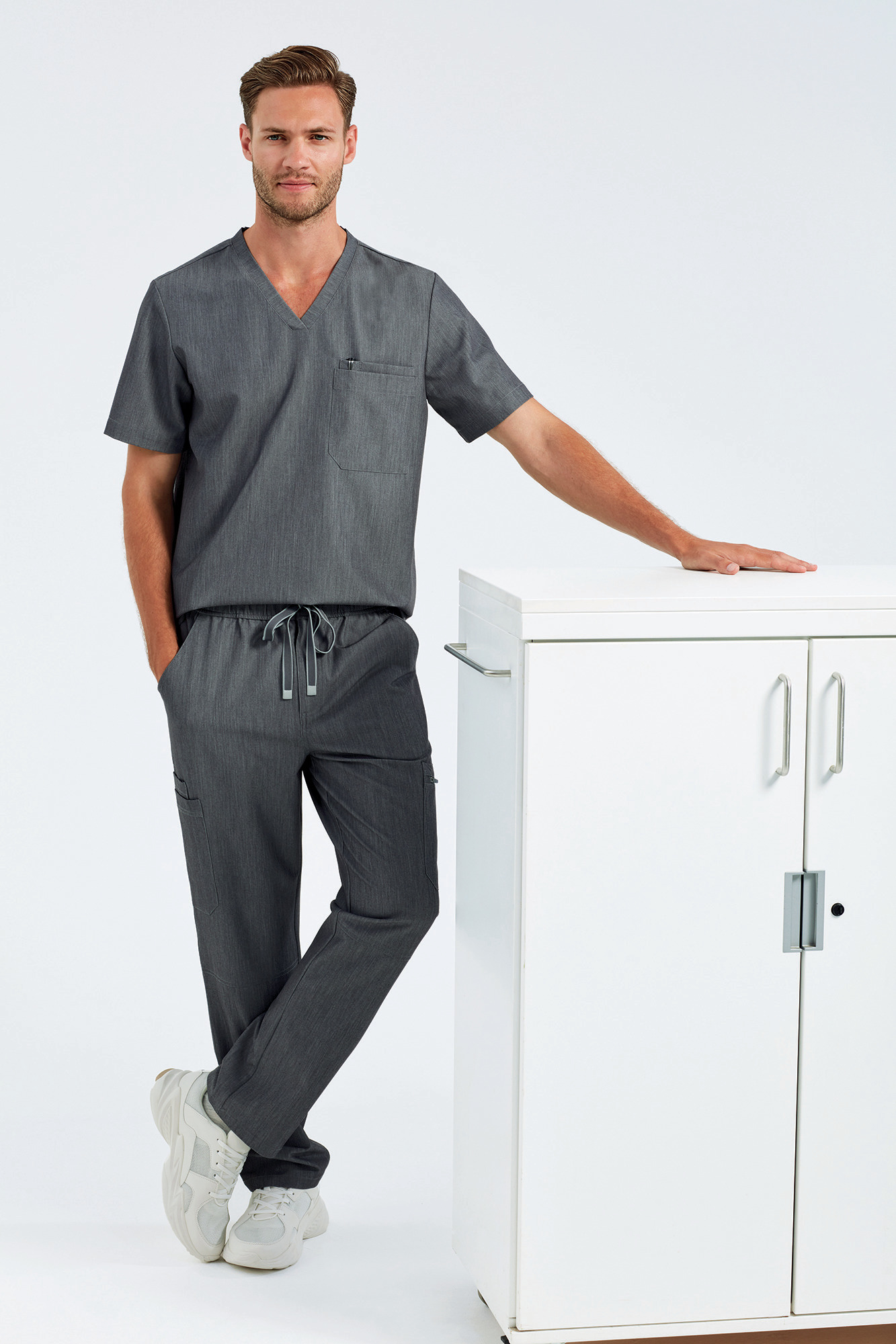 Miniature 40 pour Tunique stretch manches courtes homme
