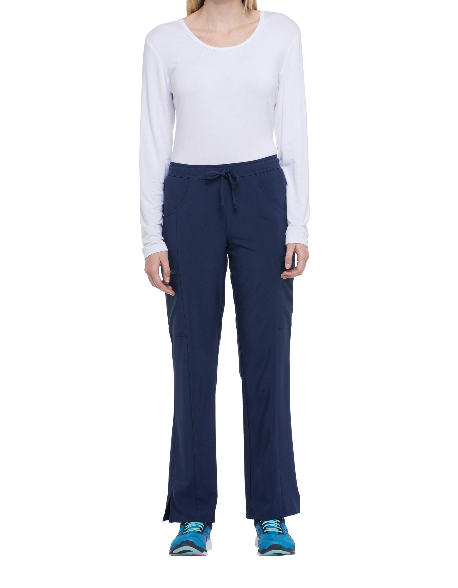 Miniature 6 pour Pantalon à taille moyenne à cordon femme