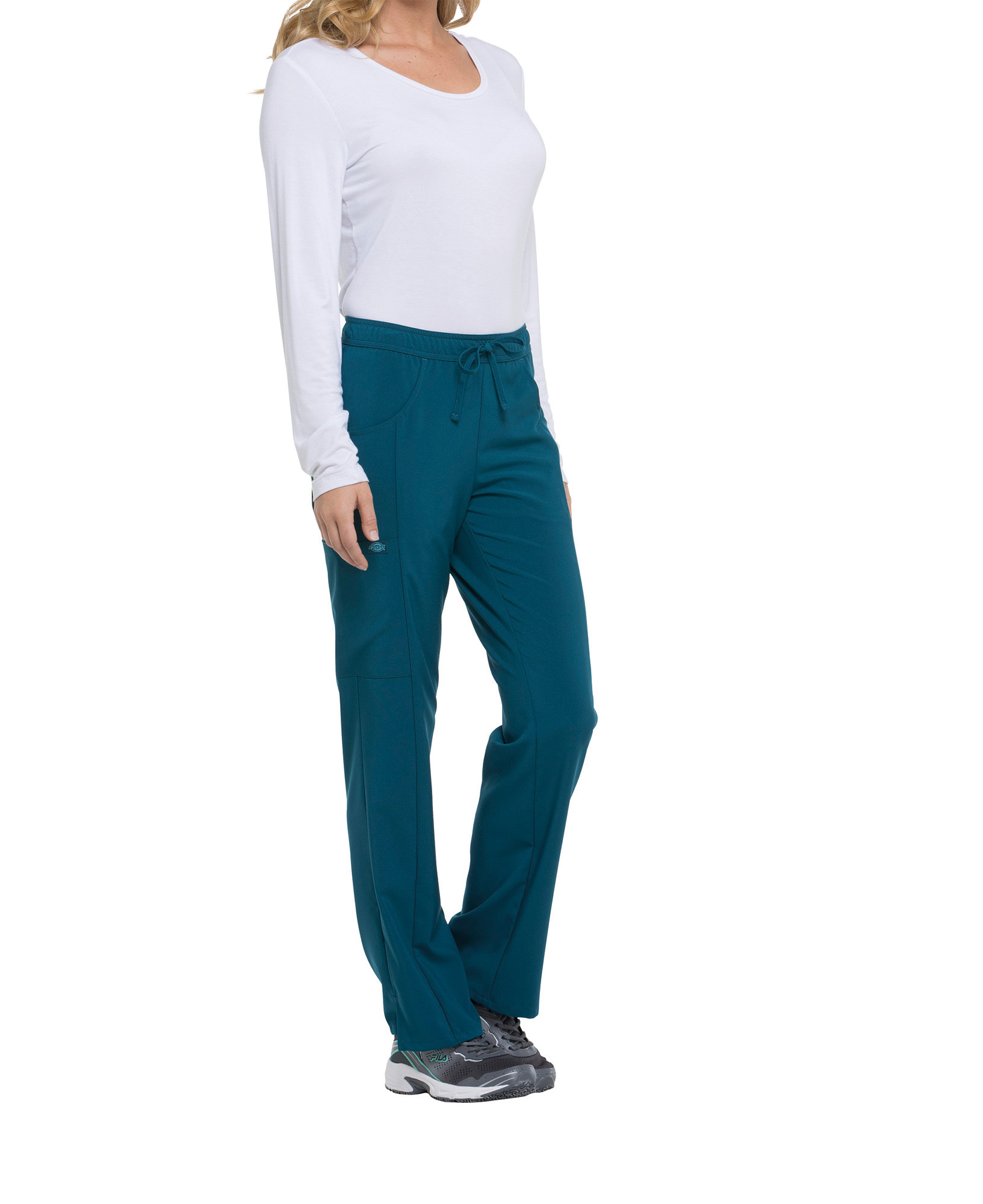 Miniature 5 pour Pantalon à taille moyenne à cordon femme