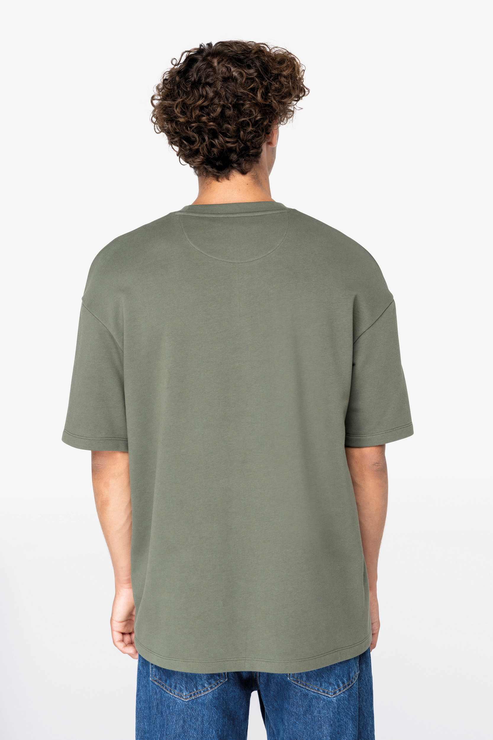 Miniature 5 pour T-shirt écoresponsable oversize French Terry unisexe