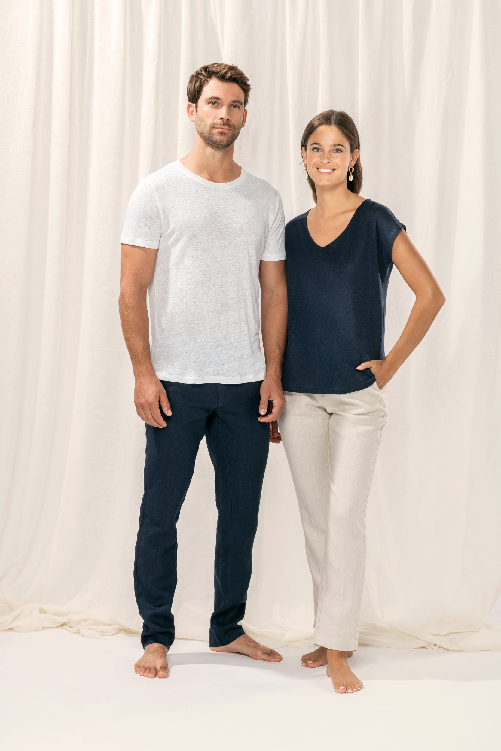 Miniature 7 pour T-shirt en lin homme