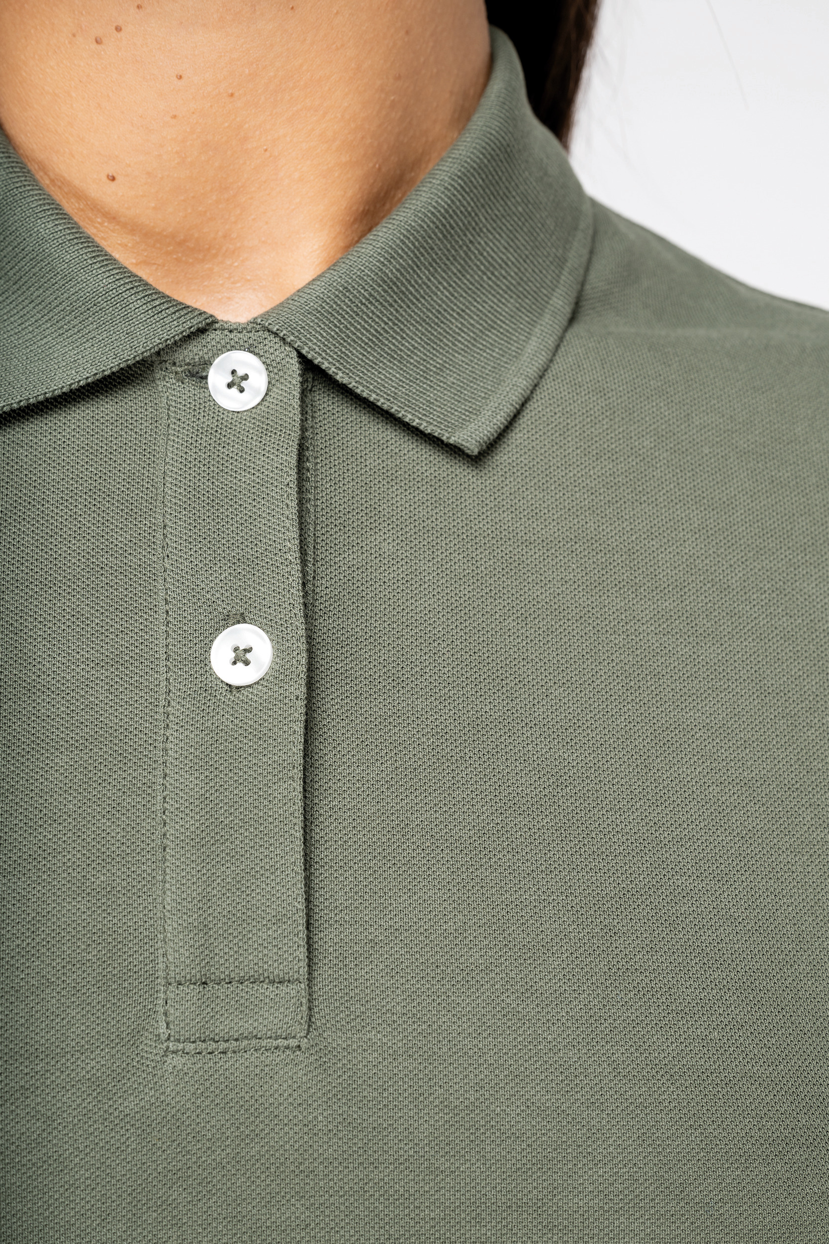 Miniature 7 pour Polo écoresponsable maille piquée femme