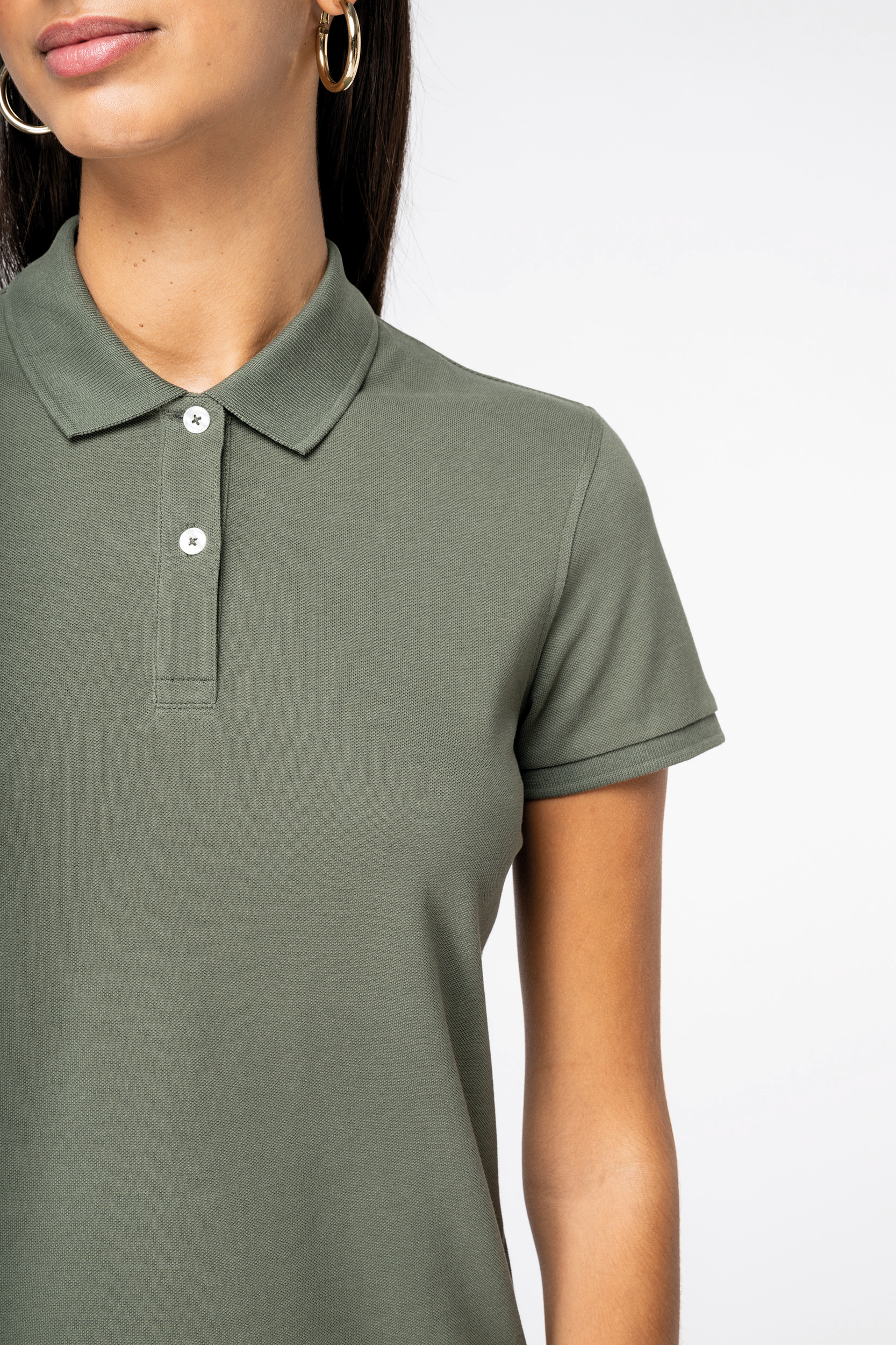 Miniature 6 pour Polo écoresponsable maille piquée femme