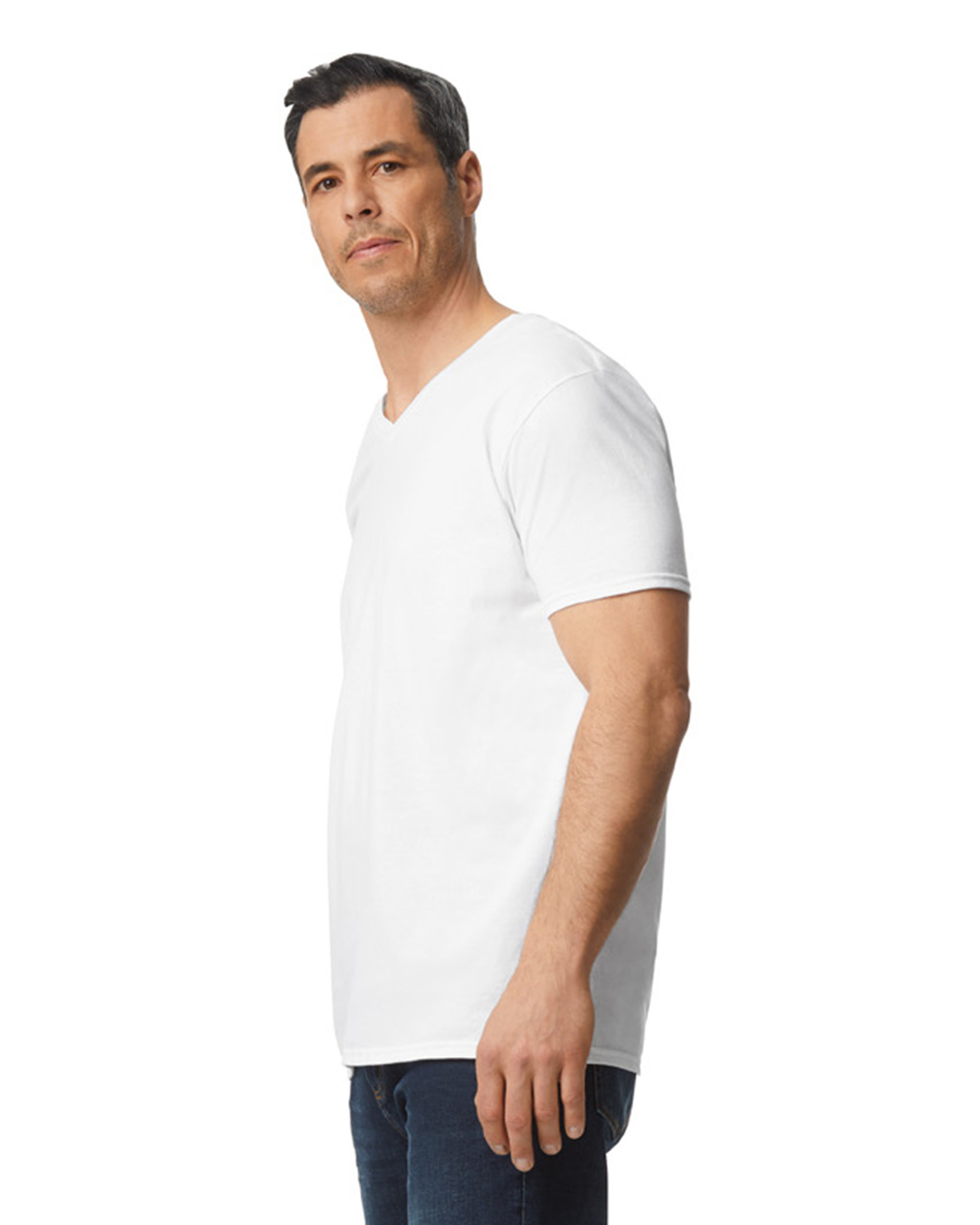 Miniature 7 pour T-shirt homme col v Softstyle