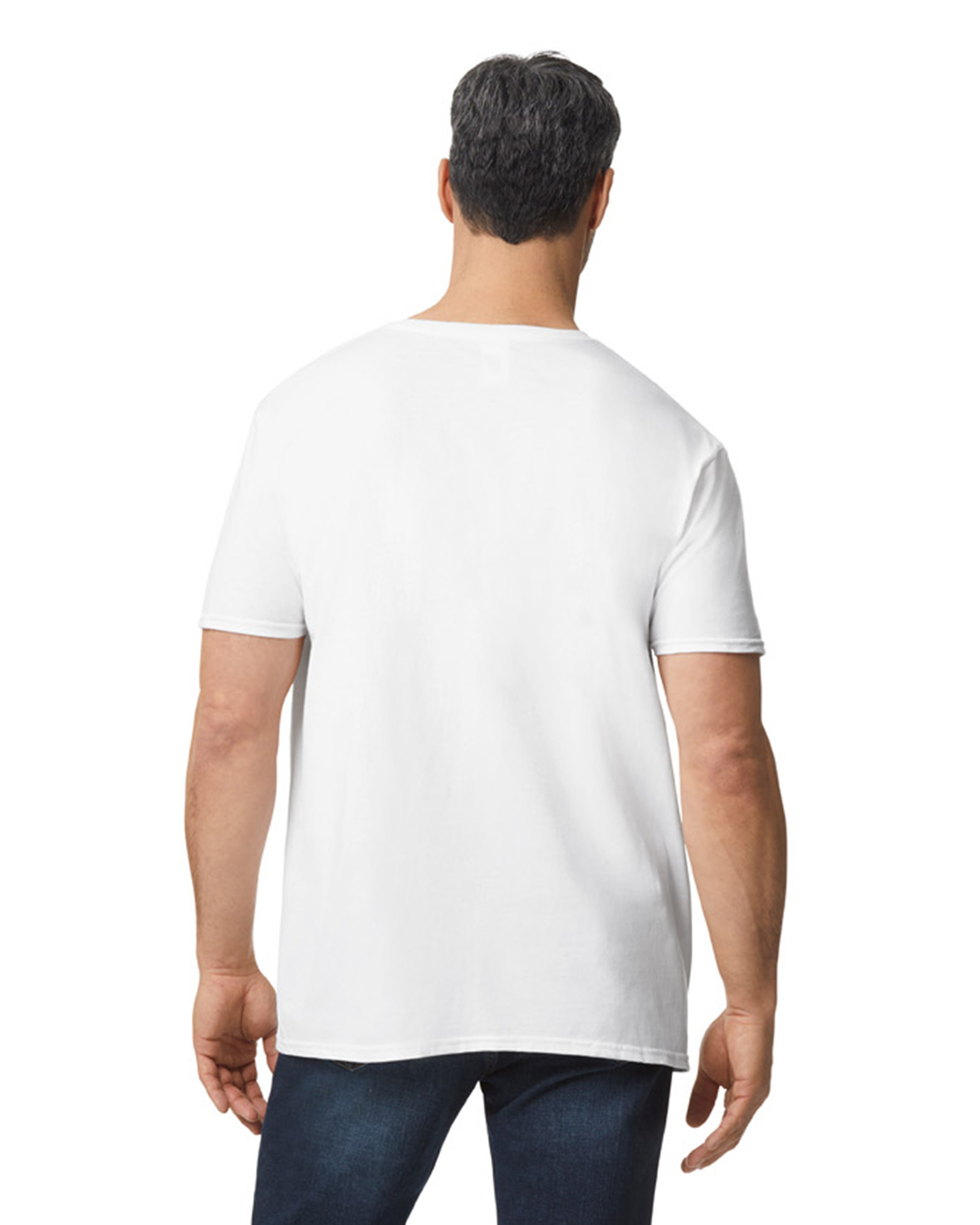 Miniature 6 pour T-shirt homme col v Softstyle