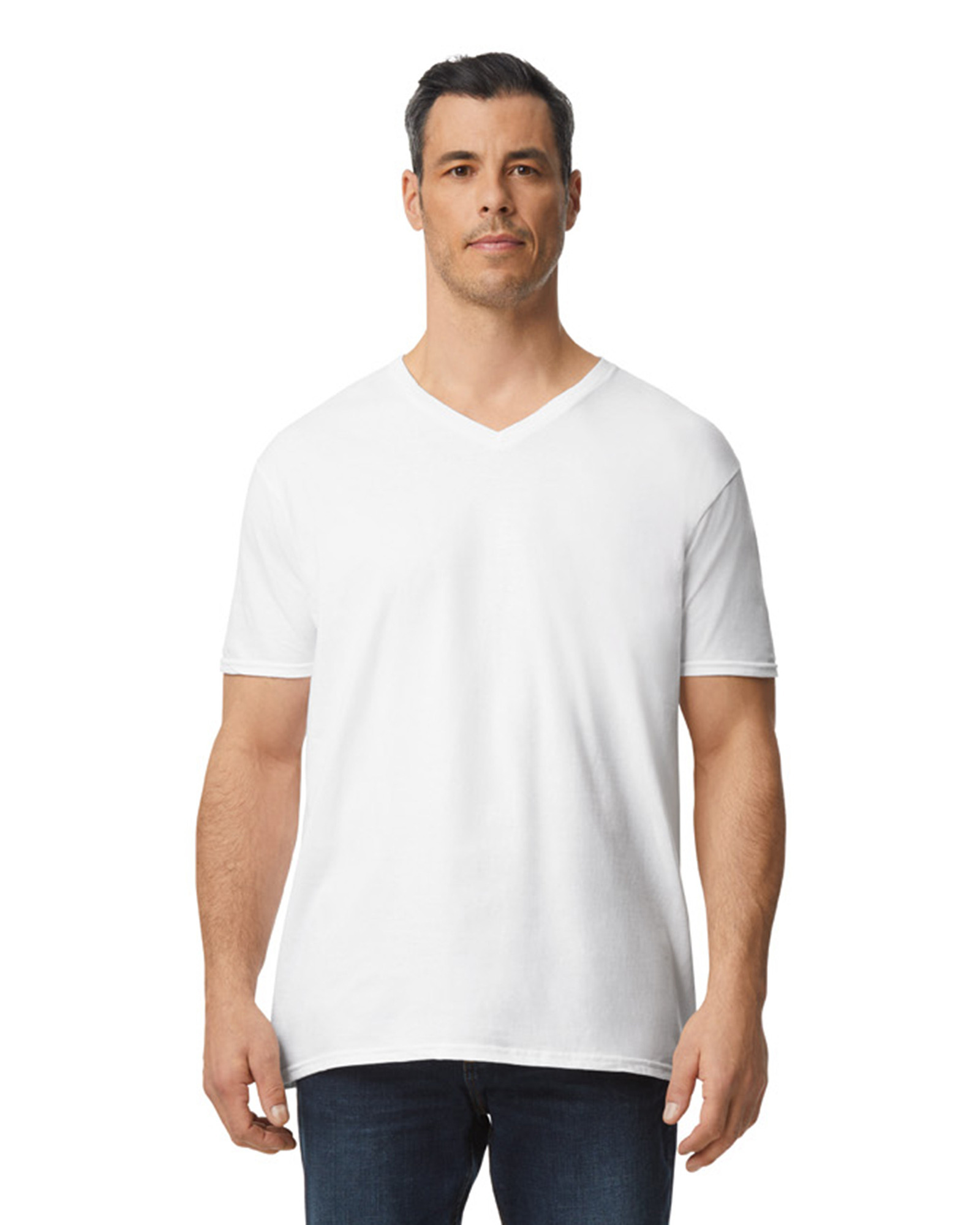 Miniature 10 pour T-shirt homme col v Softstyle