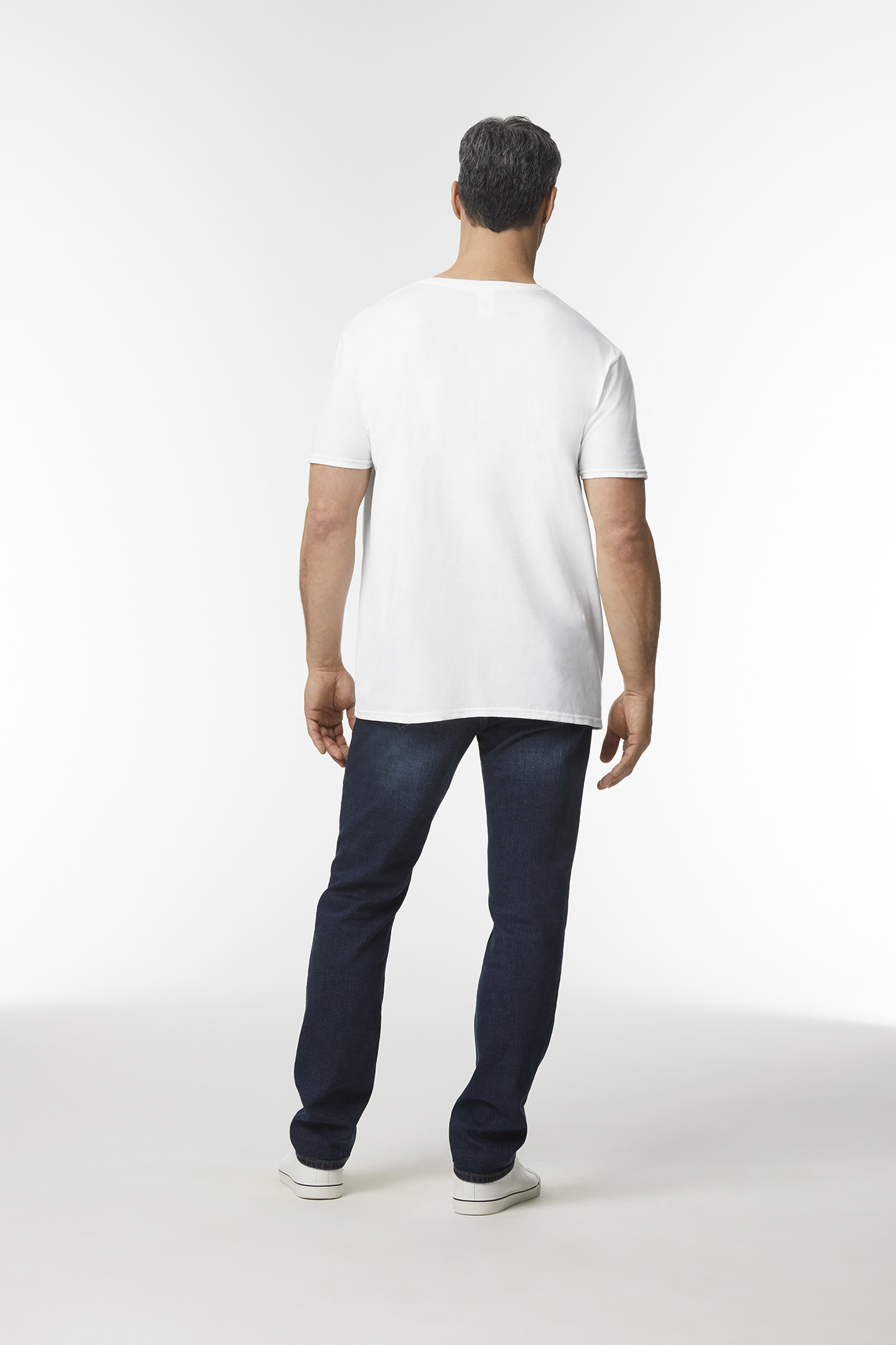Miniature 3 pour T-shirt homme col v Softstyle