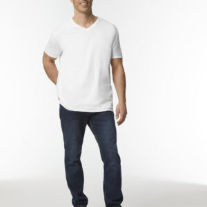 Visuel T-shirt homme col v Softstyle
