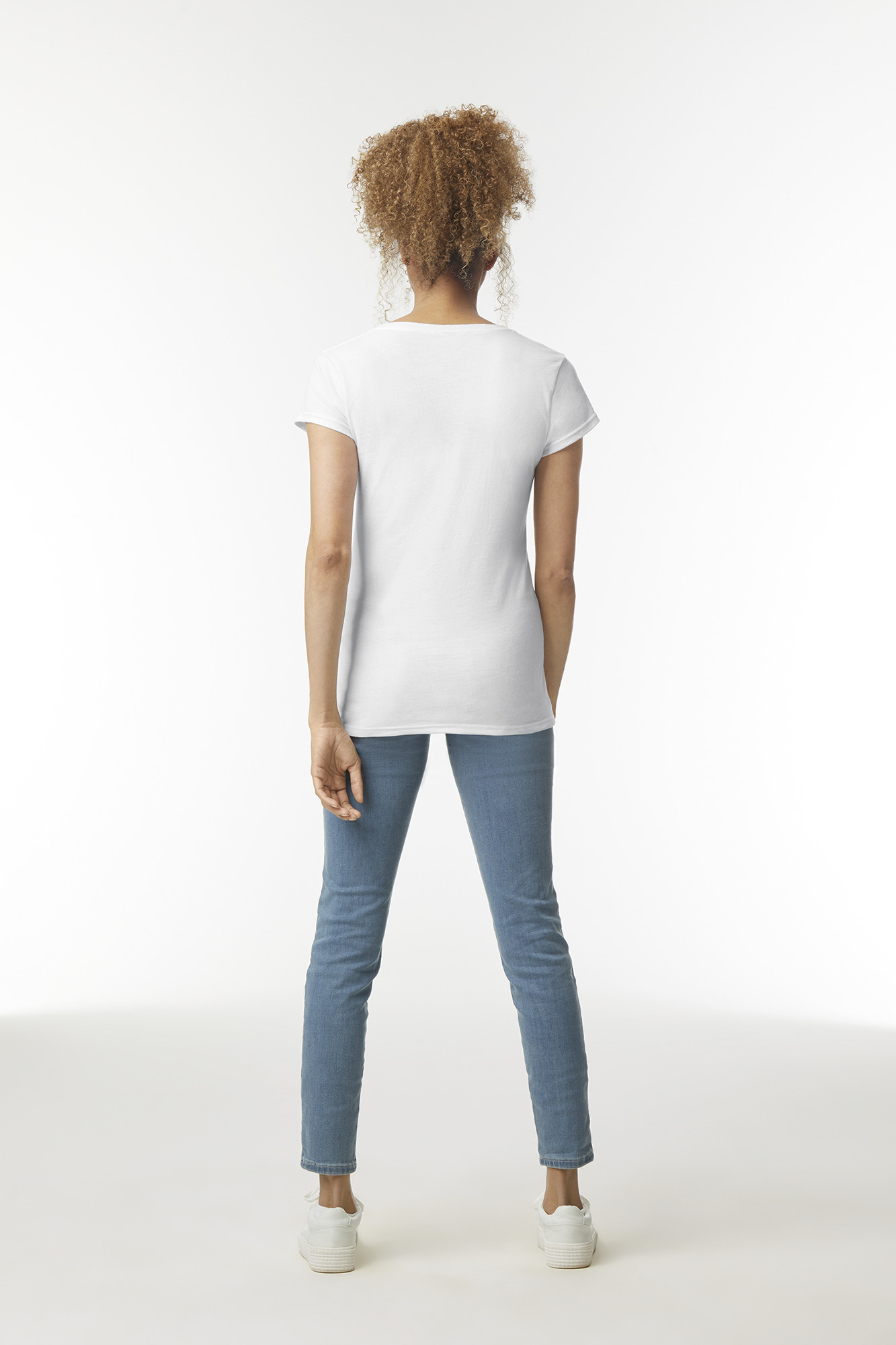 Miniature 8 pour T-shirt femme col v Softstyle