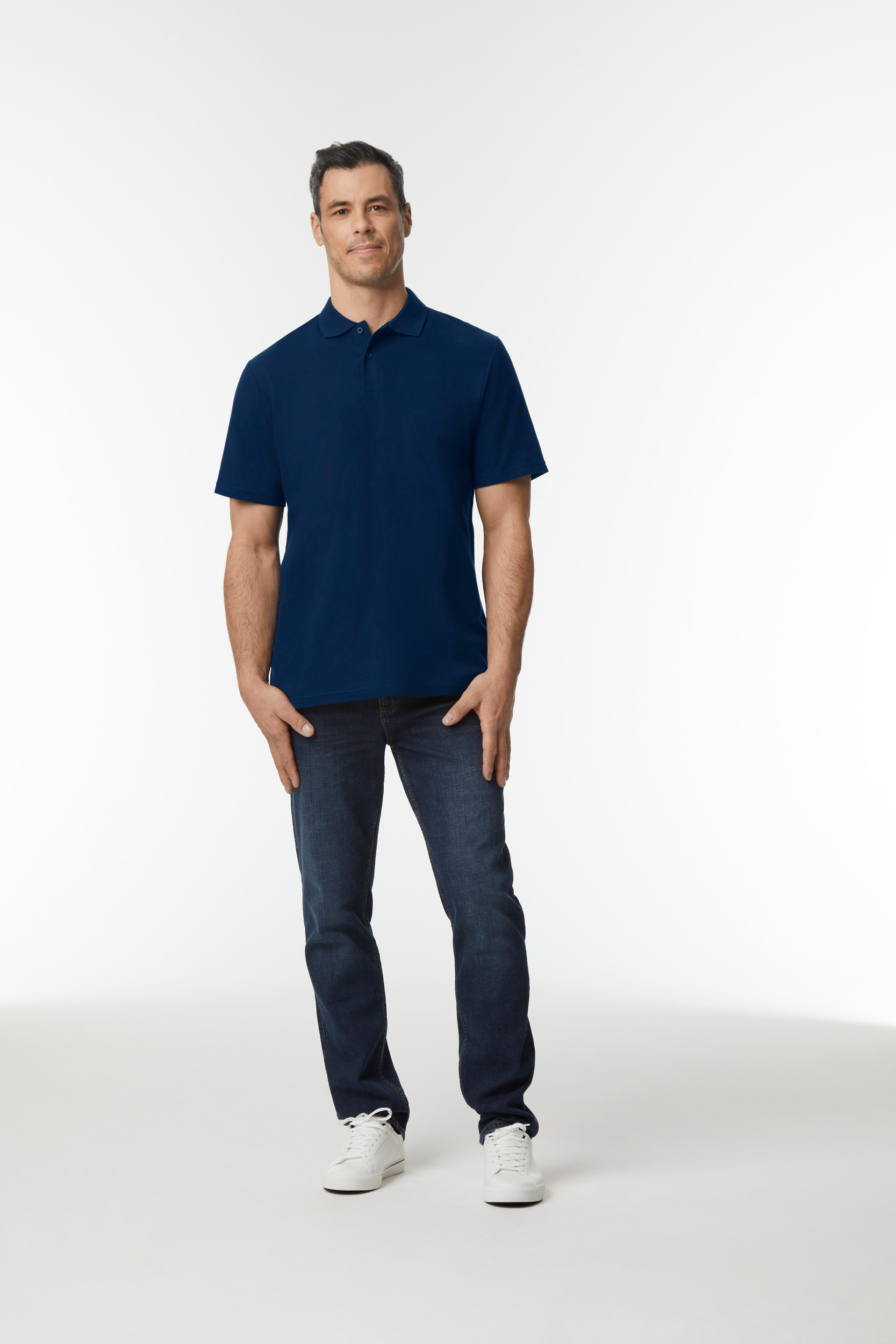 Miniature 4 pour Polo Homme Softstyle Double Piqué